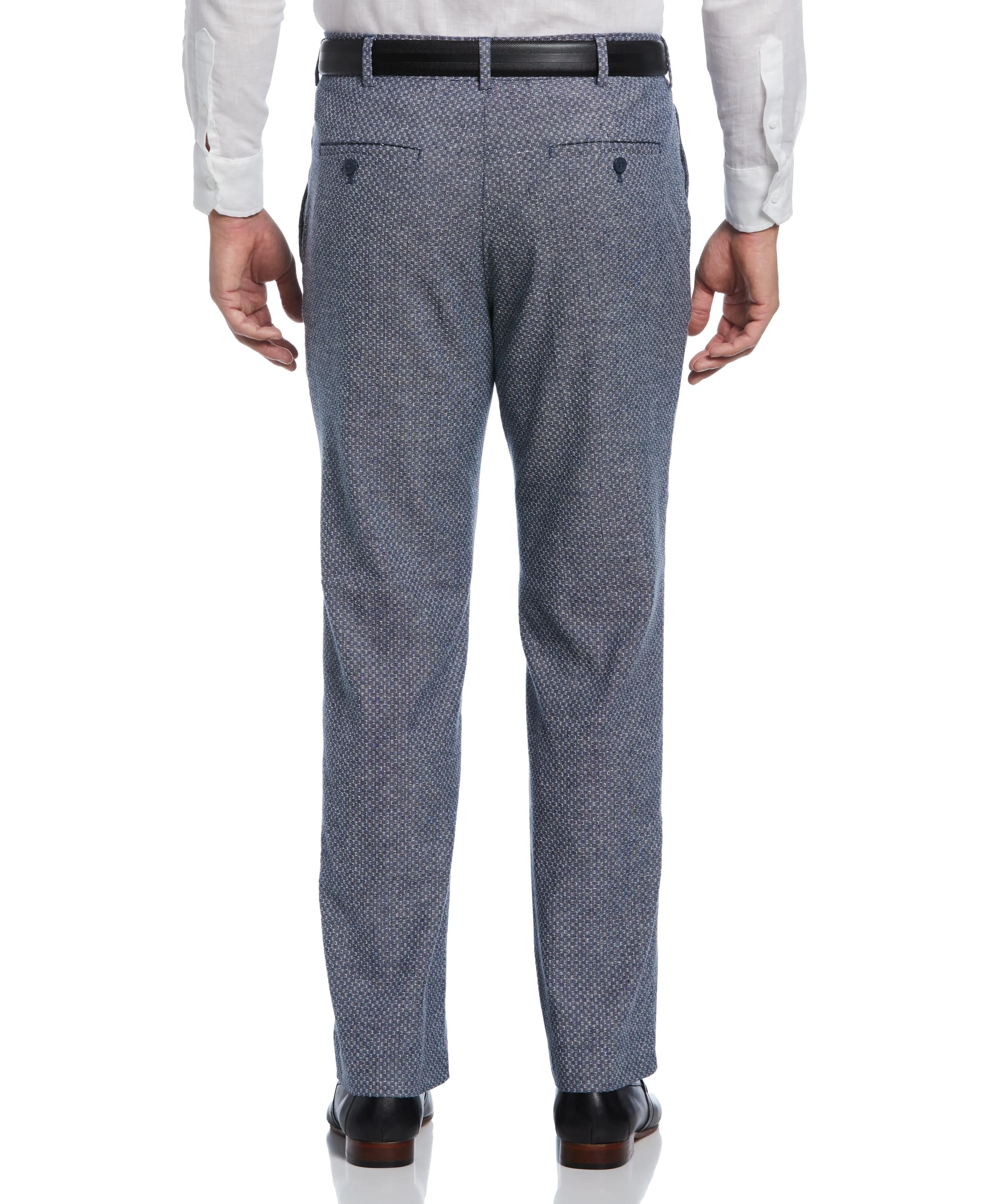 Linen Blend Flat Front Pant sold by Cubavera product image thumbnail 2