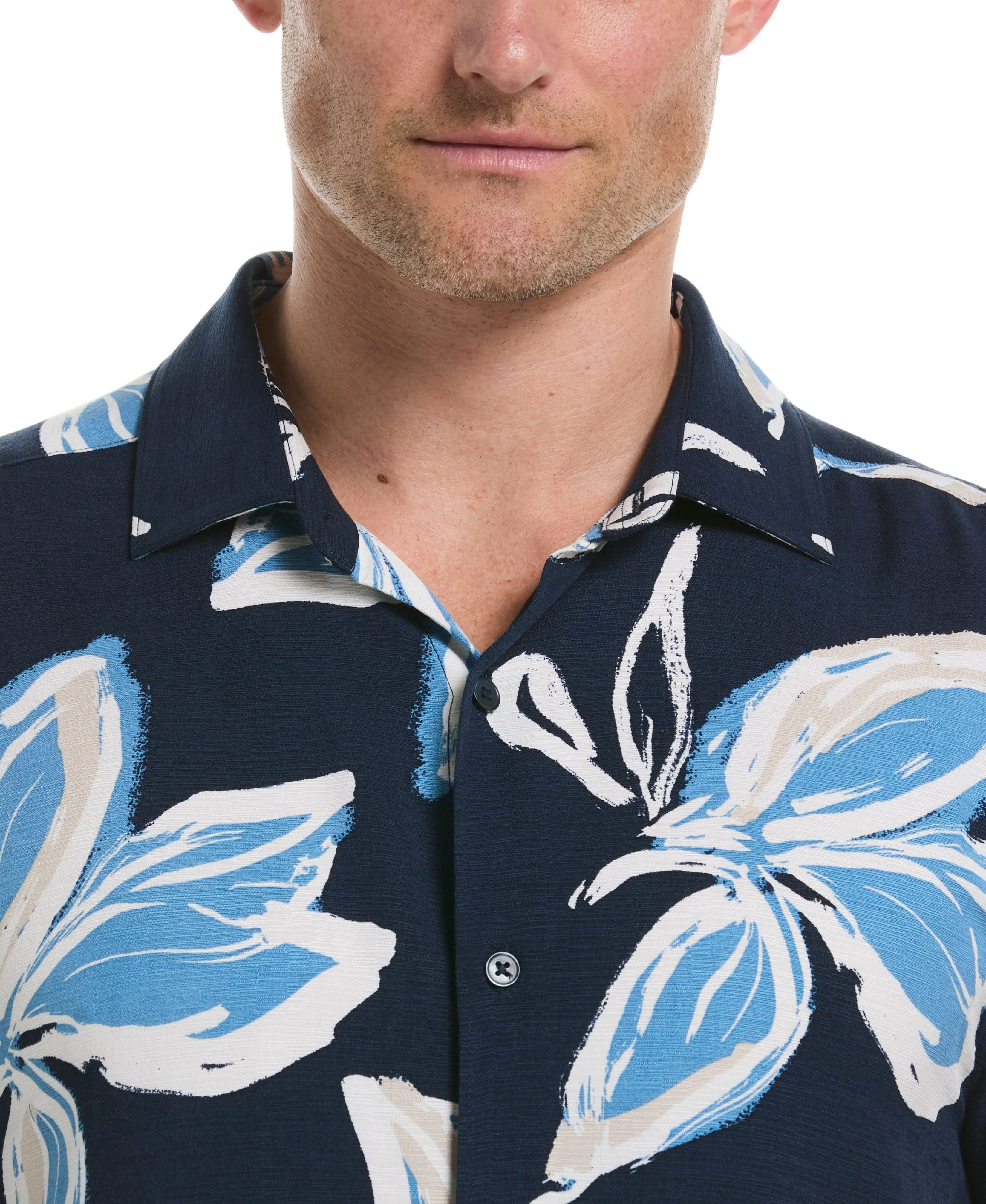 All-Over Tropical Print Shirt sold by Cubavera product image thumbnail 3