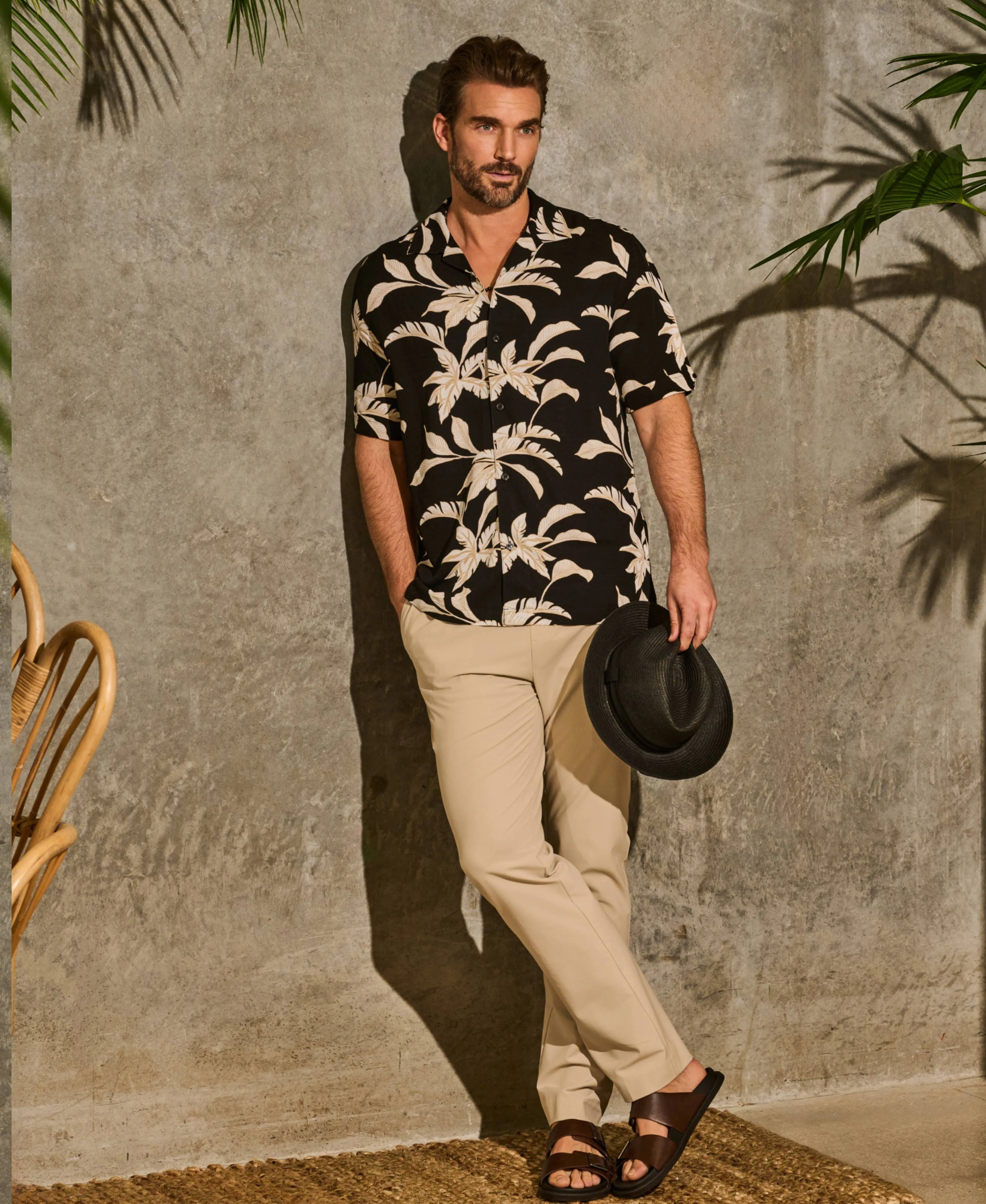 All-Over Tropical Print Shirt sold by Cubavera product image thumbnail 2