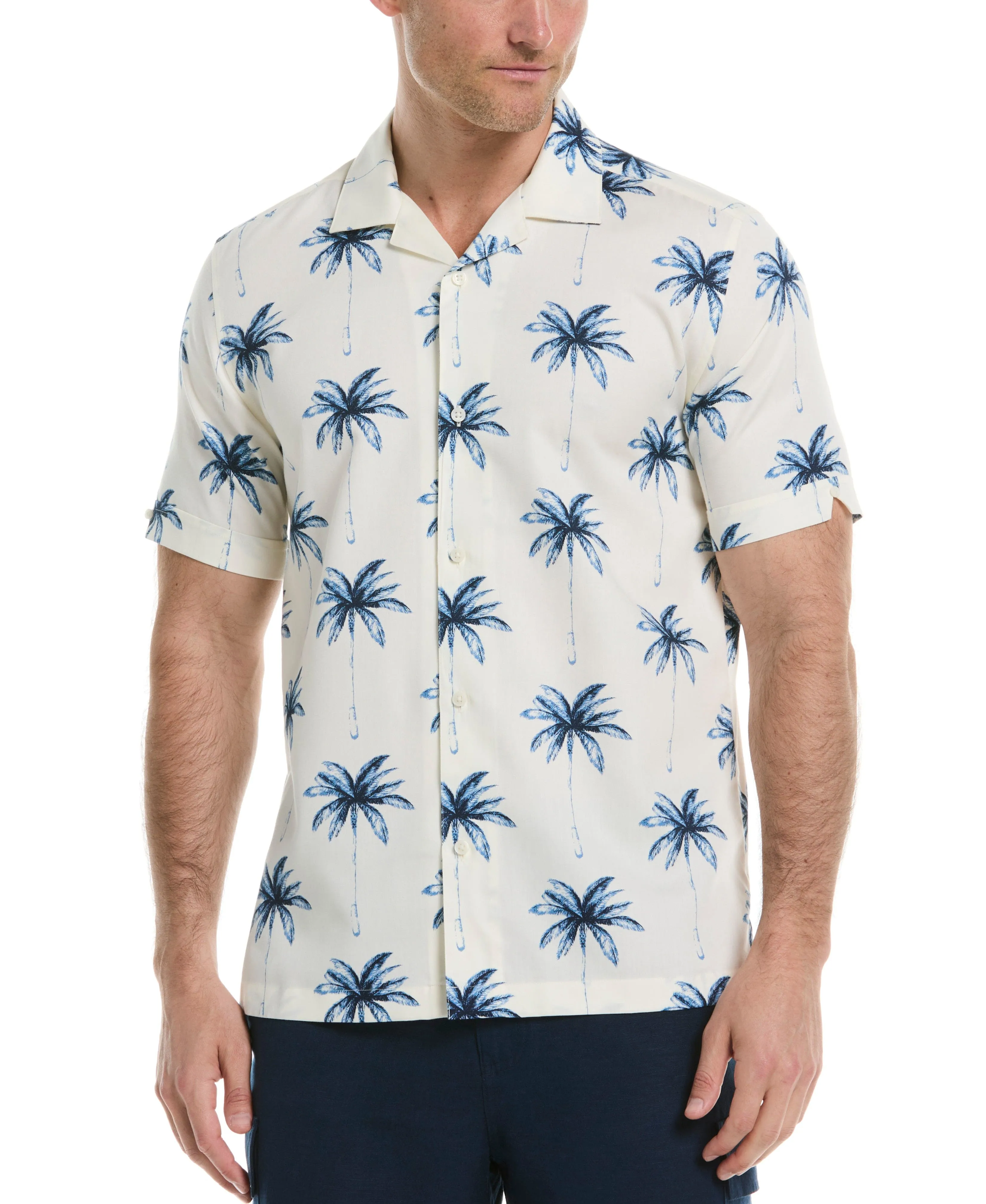 Palm Tree Print Shirt sold by Cubavera