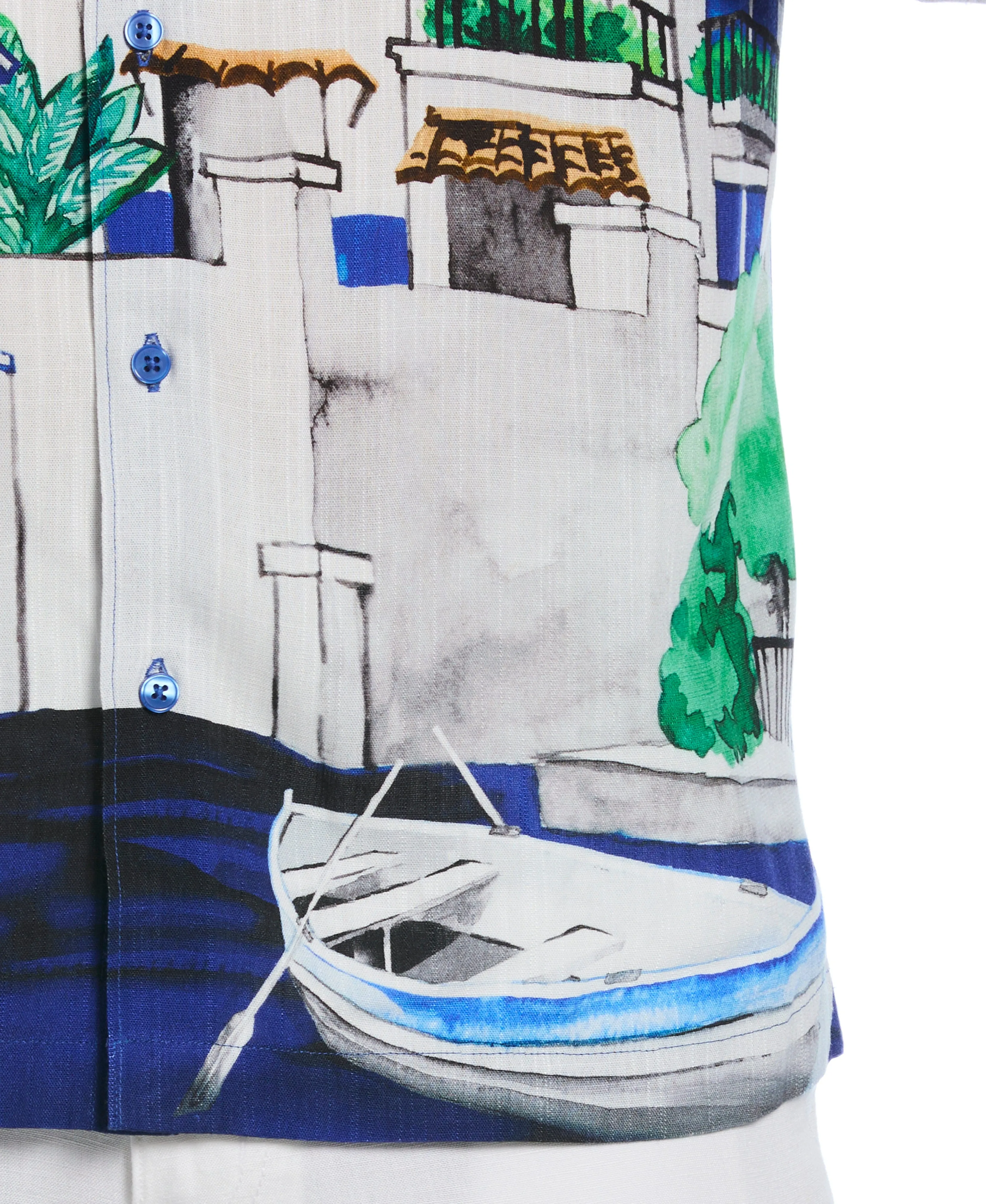 Scenic Print Shirt sold by Cubavera product image thumbnail 4