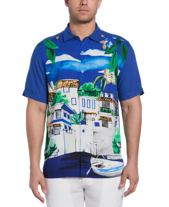 Scenic Print Shirt sold by Cubavera