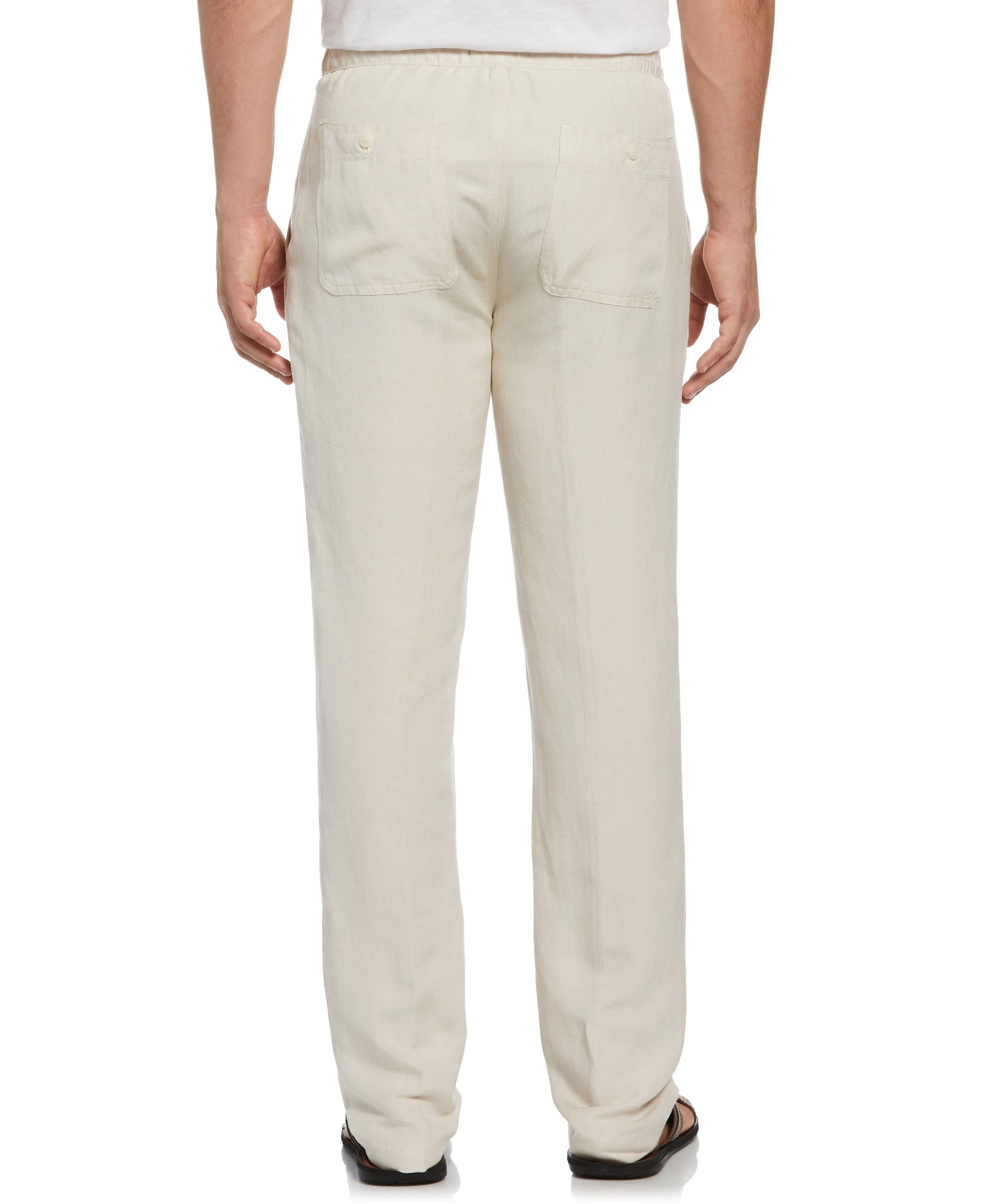 Linen-Blend Core Drawstring Pants sold by Cubavera product image thumbnail 2
