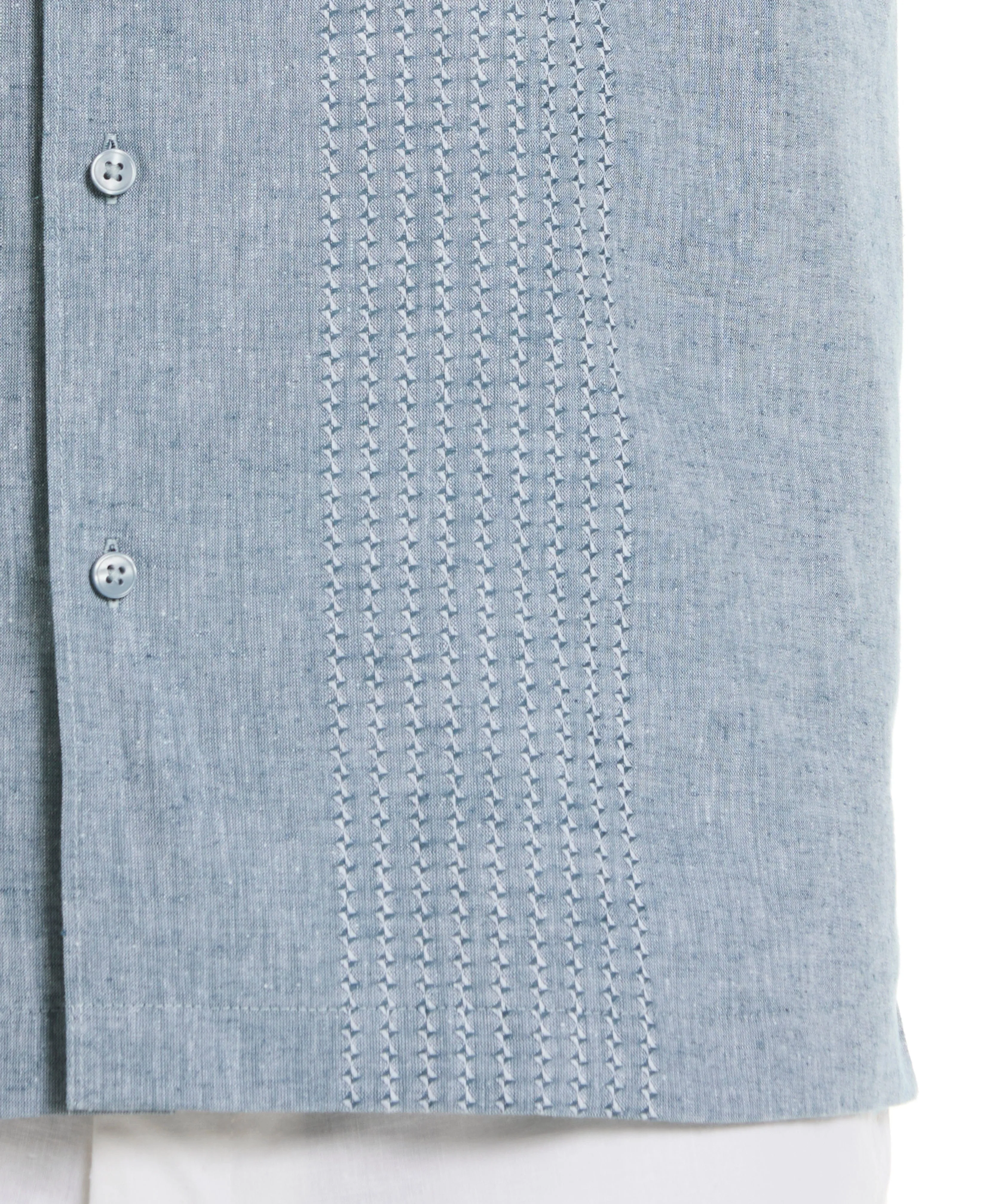 Engineered Dobby Panels Shirt sold by Cubavera product image thumbnail 4