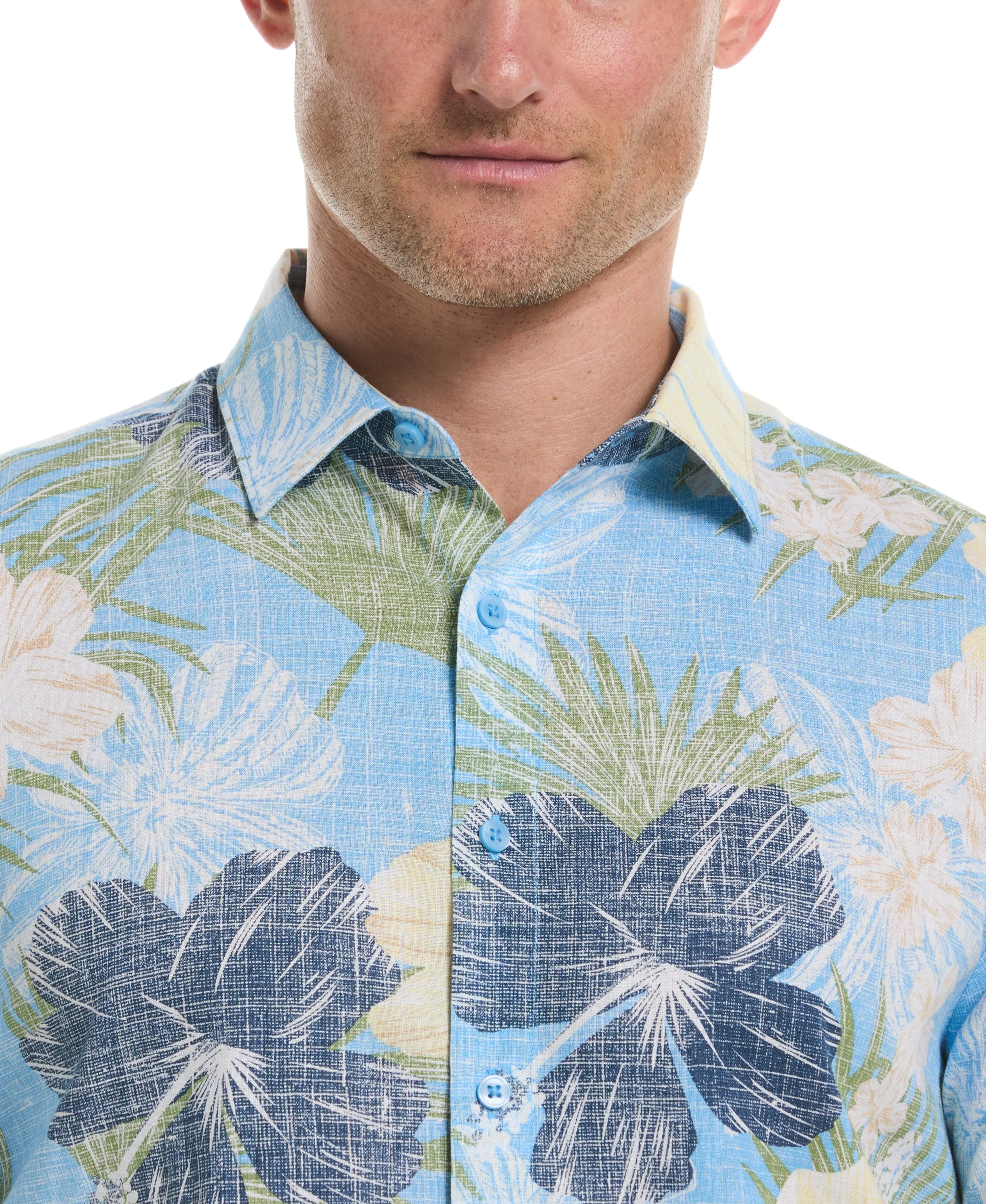 Cayenne Tropical Print Shirt sold by Cubavera product image thumbnail 3