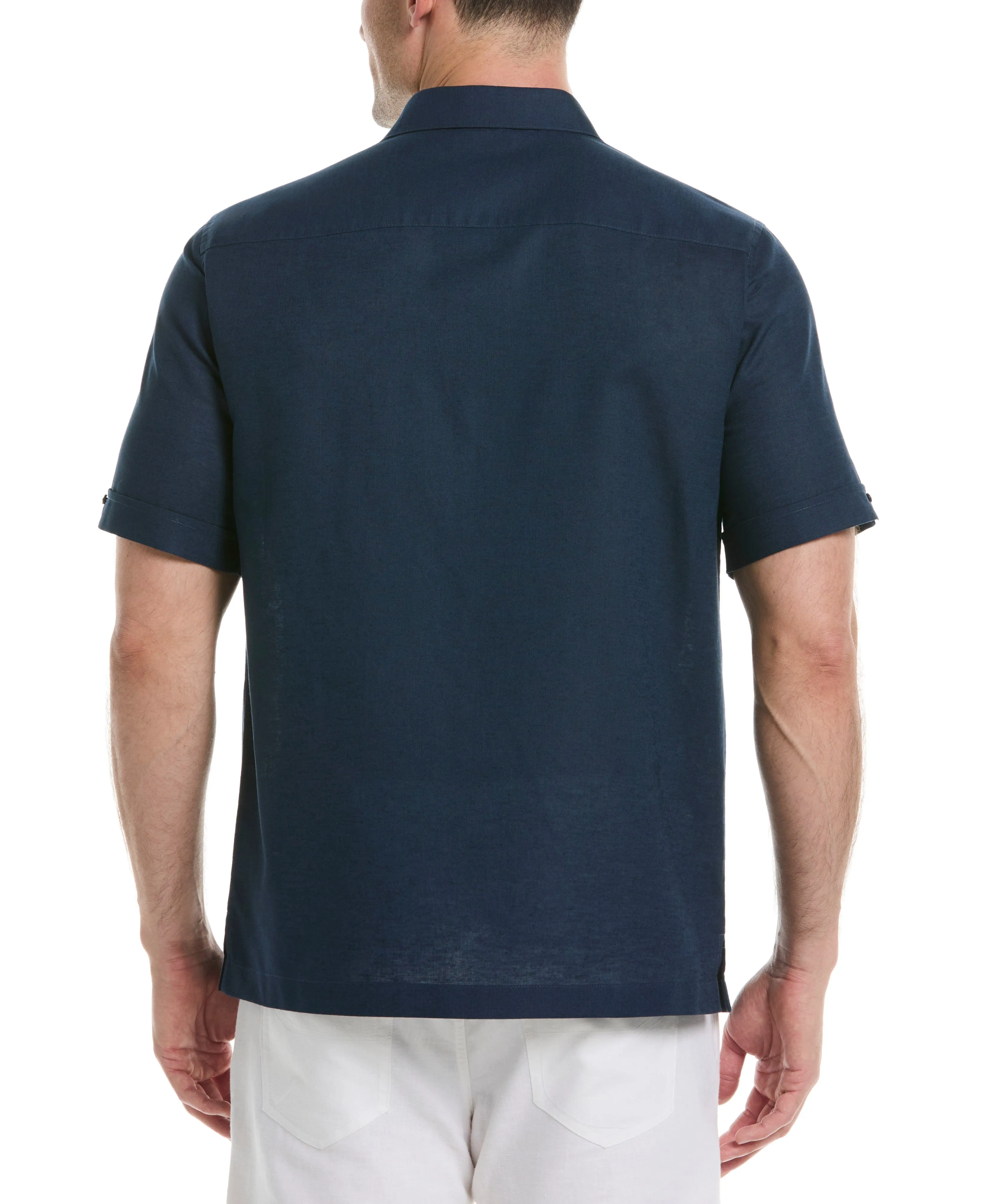 L-Shape Embroidery Shirt sold by Cubavera product image thumbnail 3