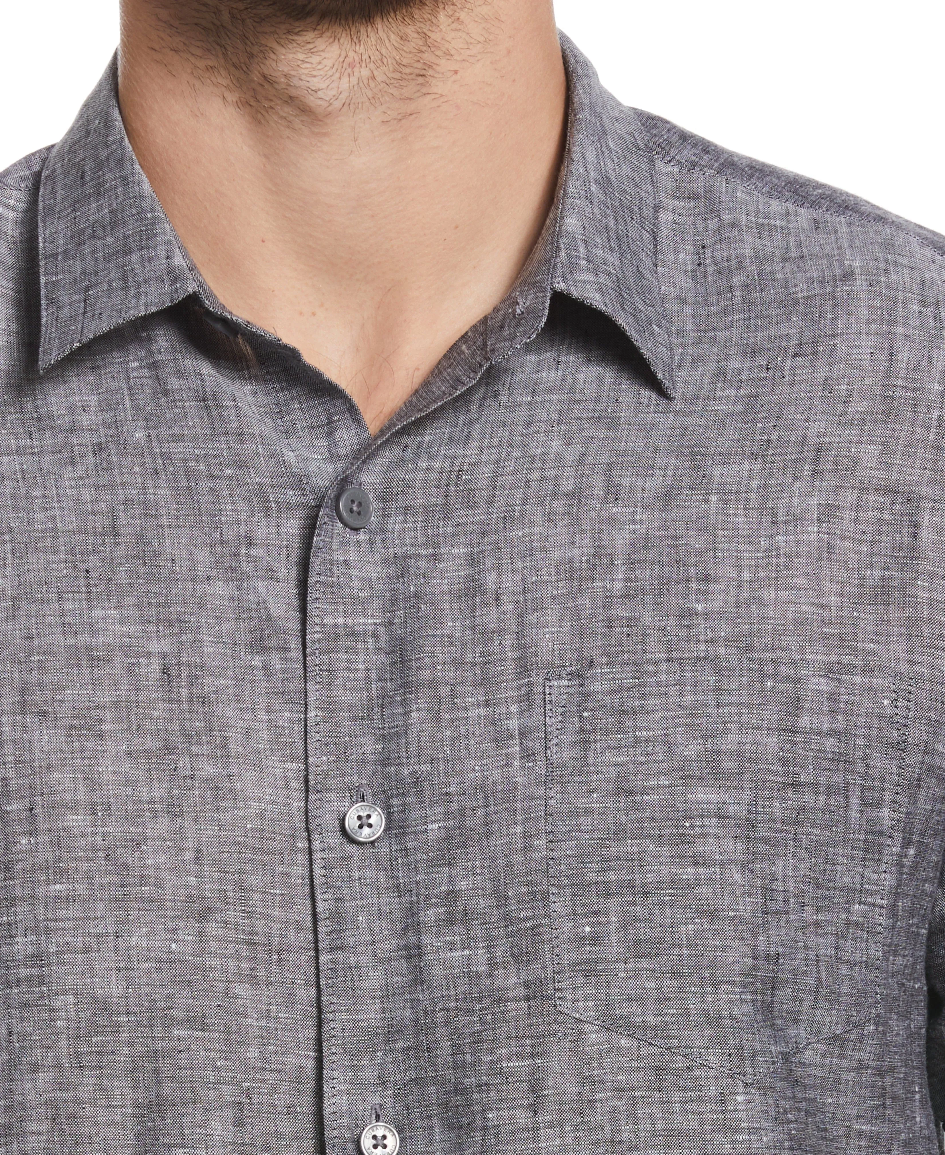Classic Two-Tone Linen Shirt sold by Cubavera product image thumbnail 4