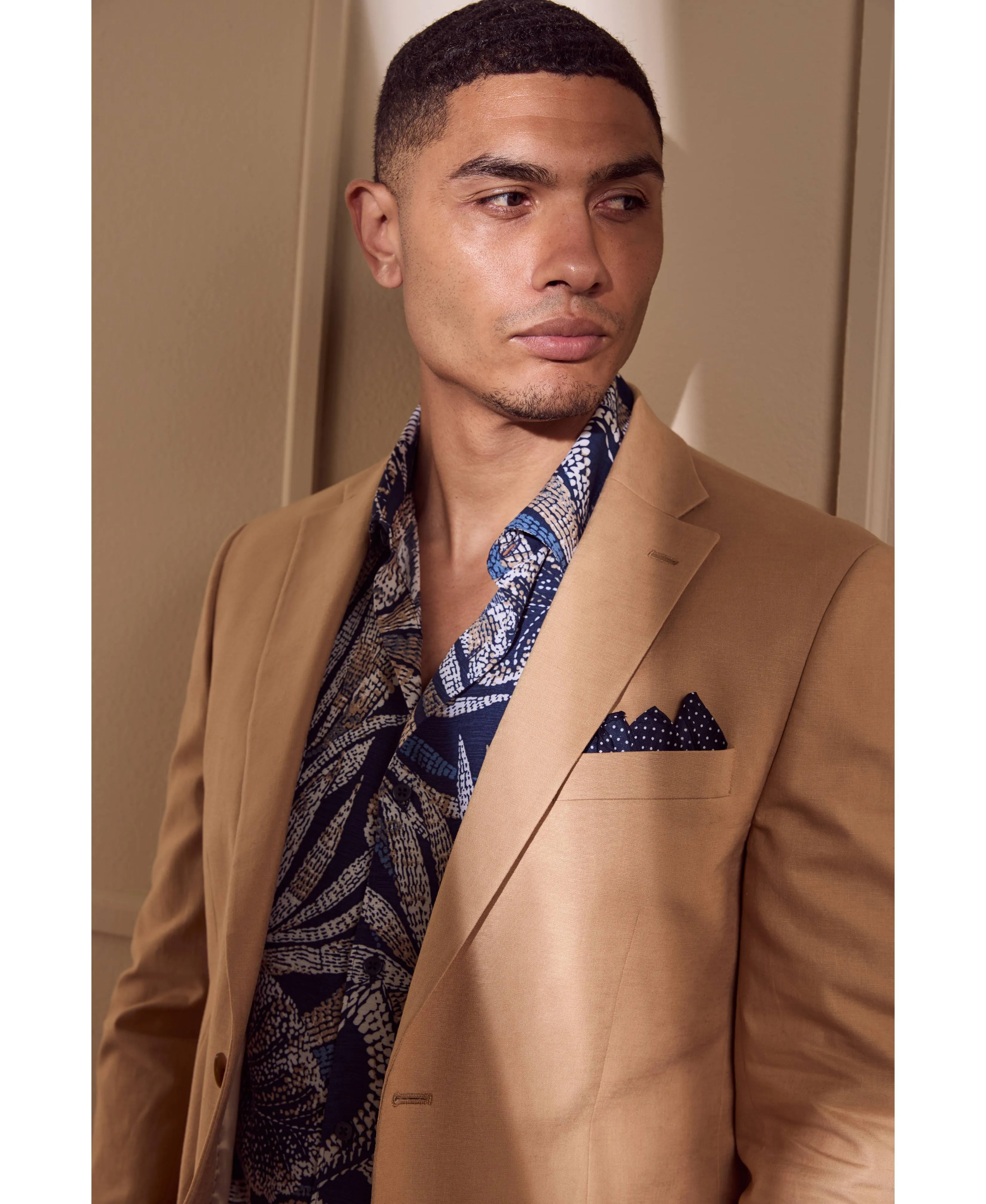Linen Blend Suit Jacket sold by Cubavera product image thumbnail 2
