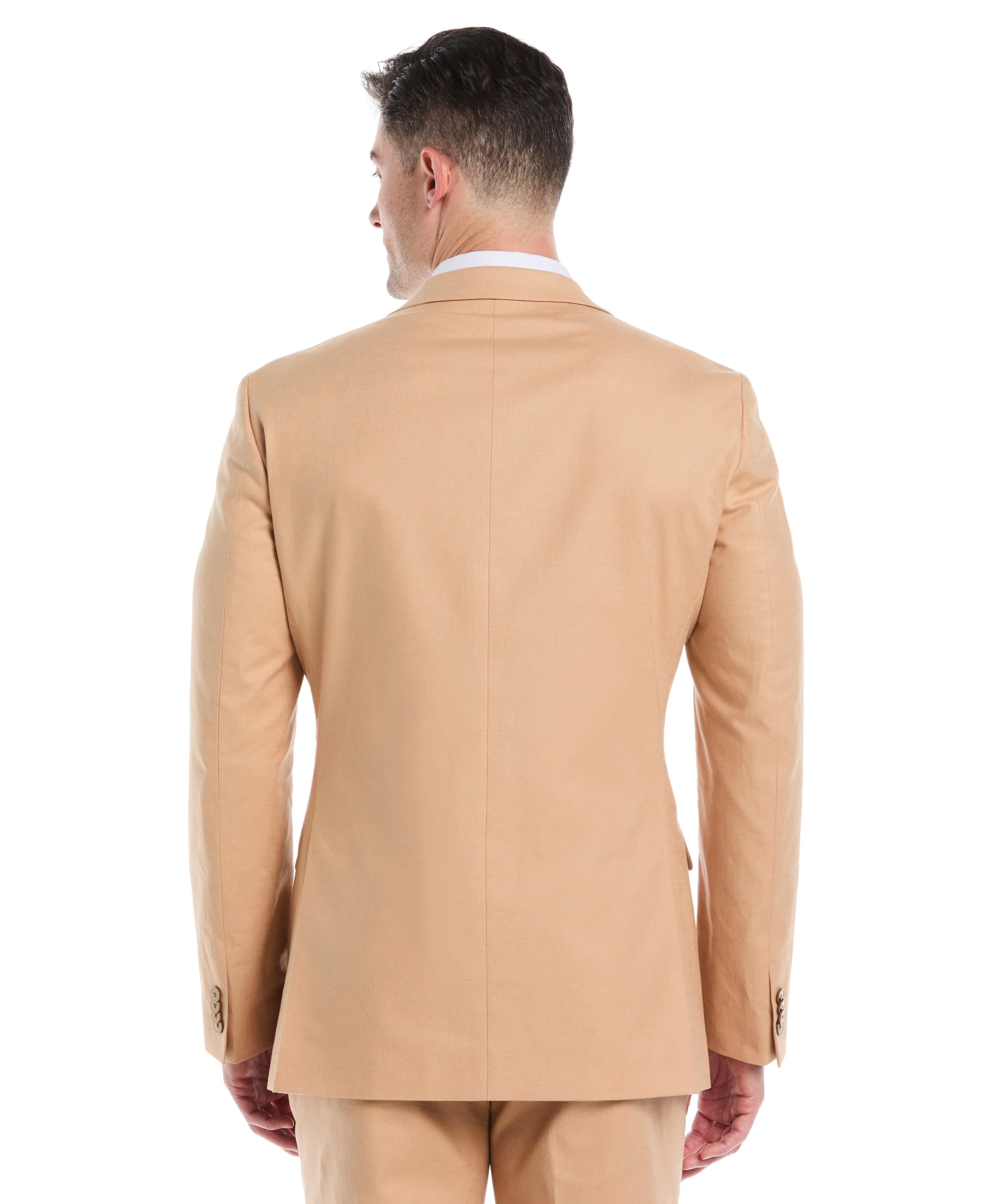 Linen Blend Suit Jacket sold by Cubavera product image thumbnail 3