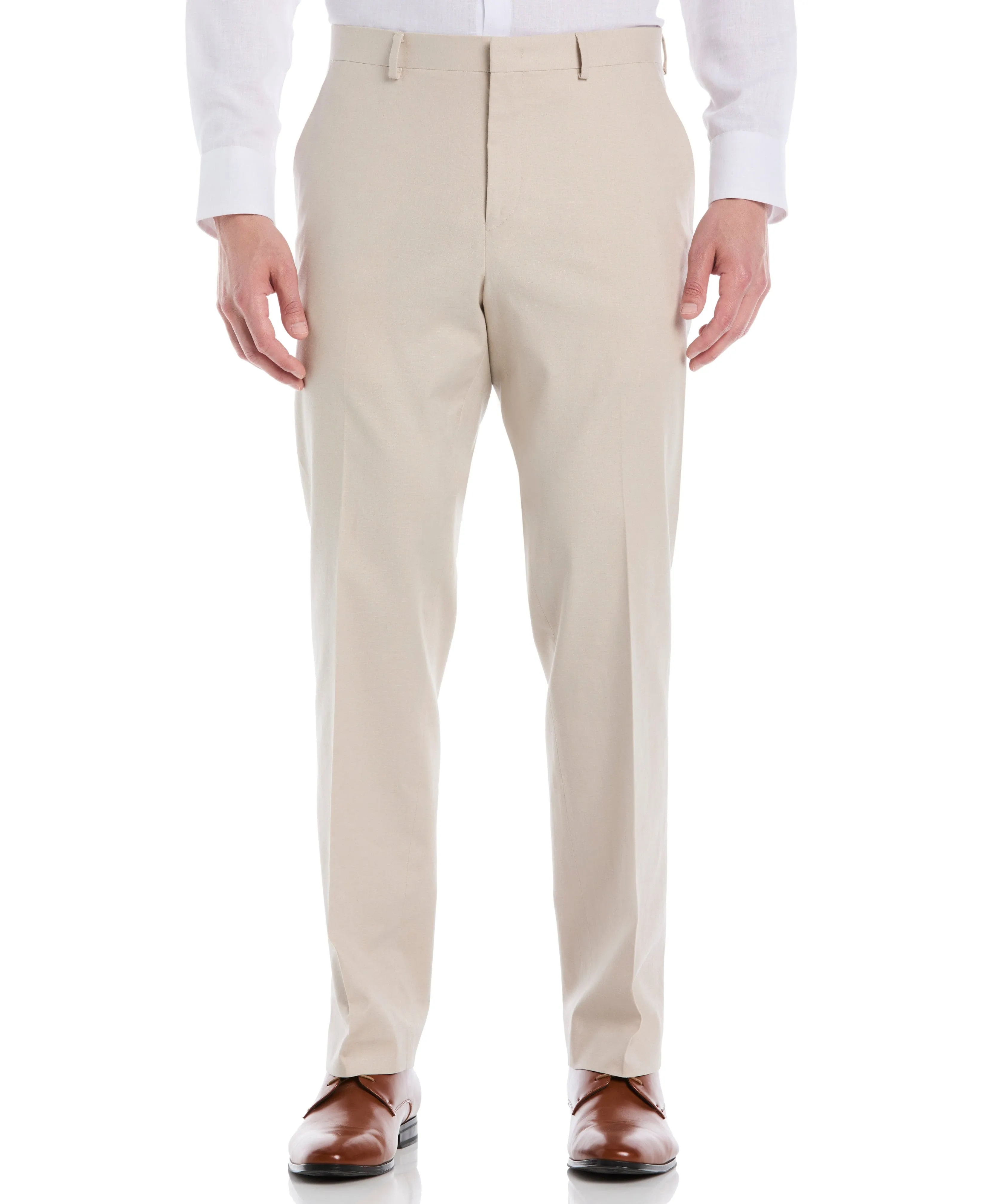 Linen Blend Flat Front Pant sold by Cubavera