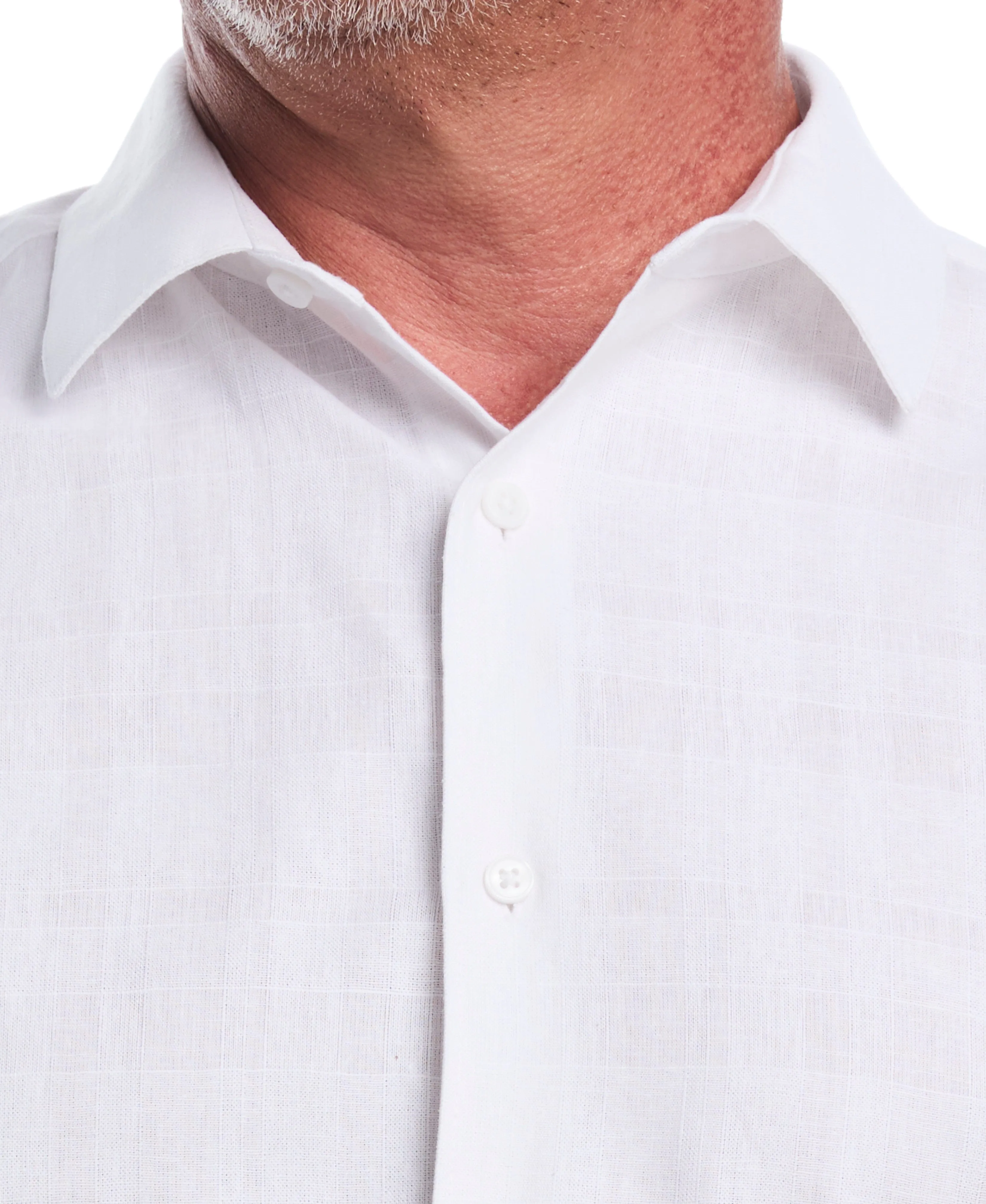 Linen Blend Tropical Print Shirt sold by Cubavera product image thumbnail 3