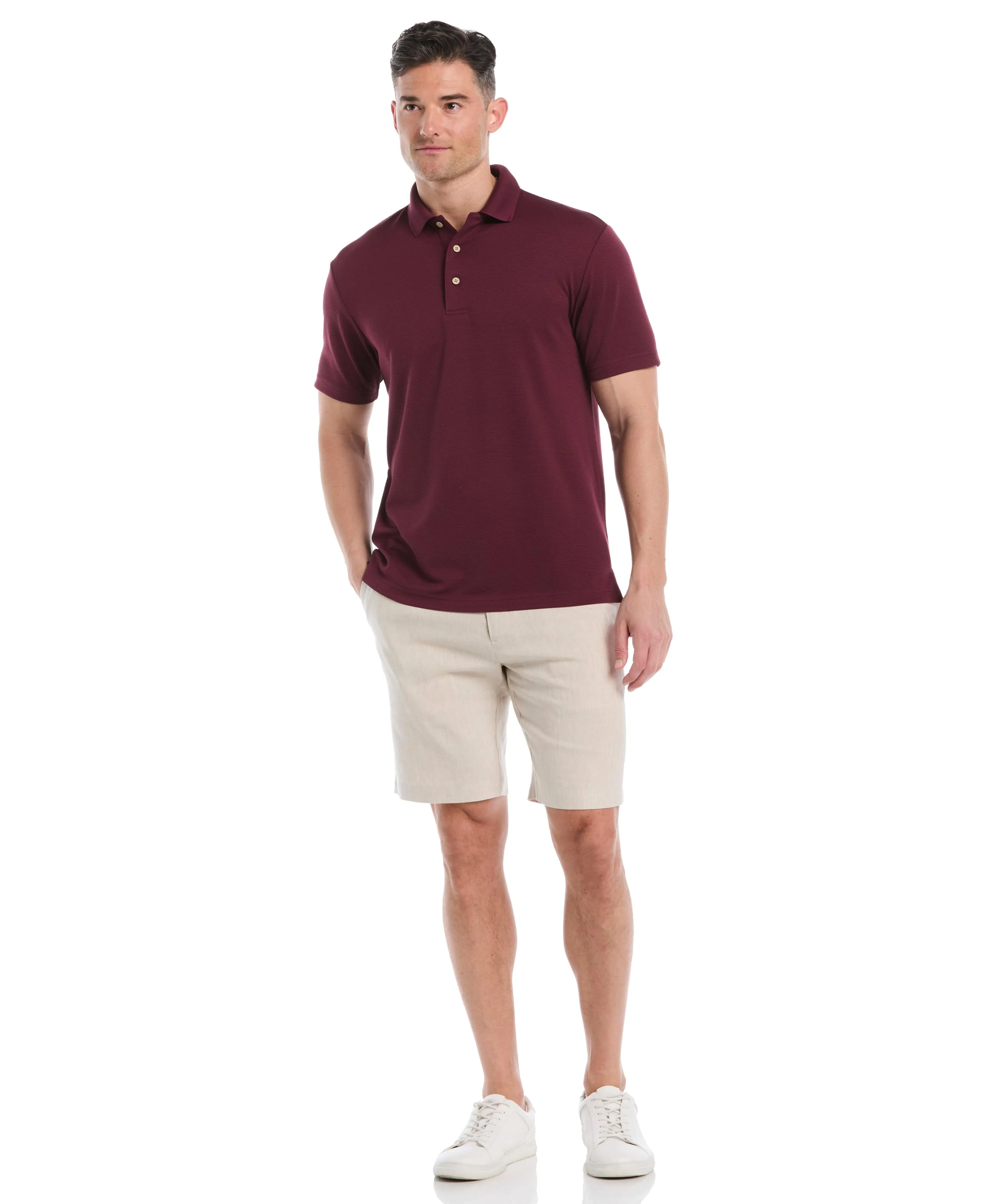Solid Textured Polo sold by Cubavera product image thumbnail 5