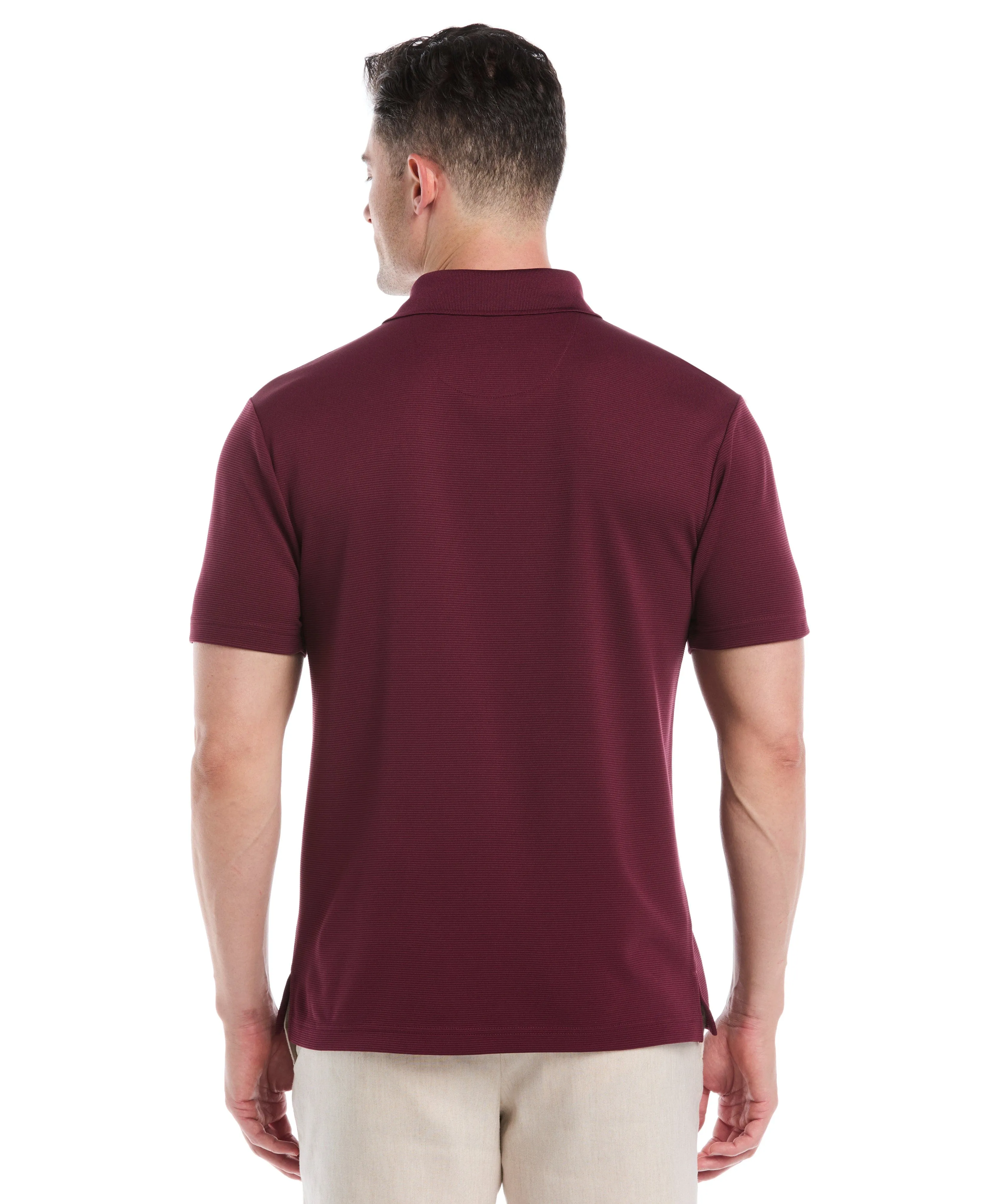 Solid Textured Polo sold by Cubavera product image thumbnail 3