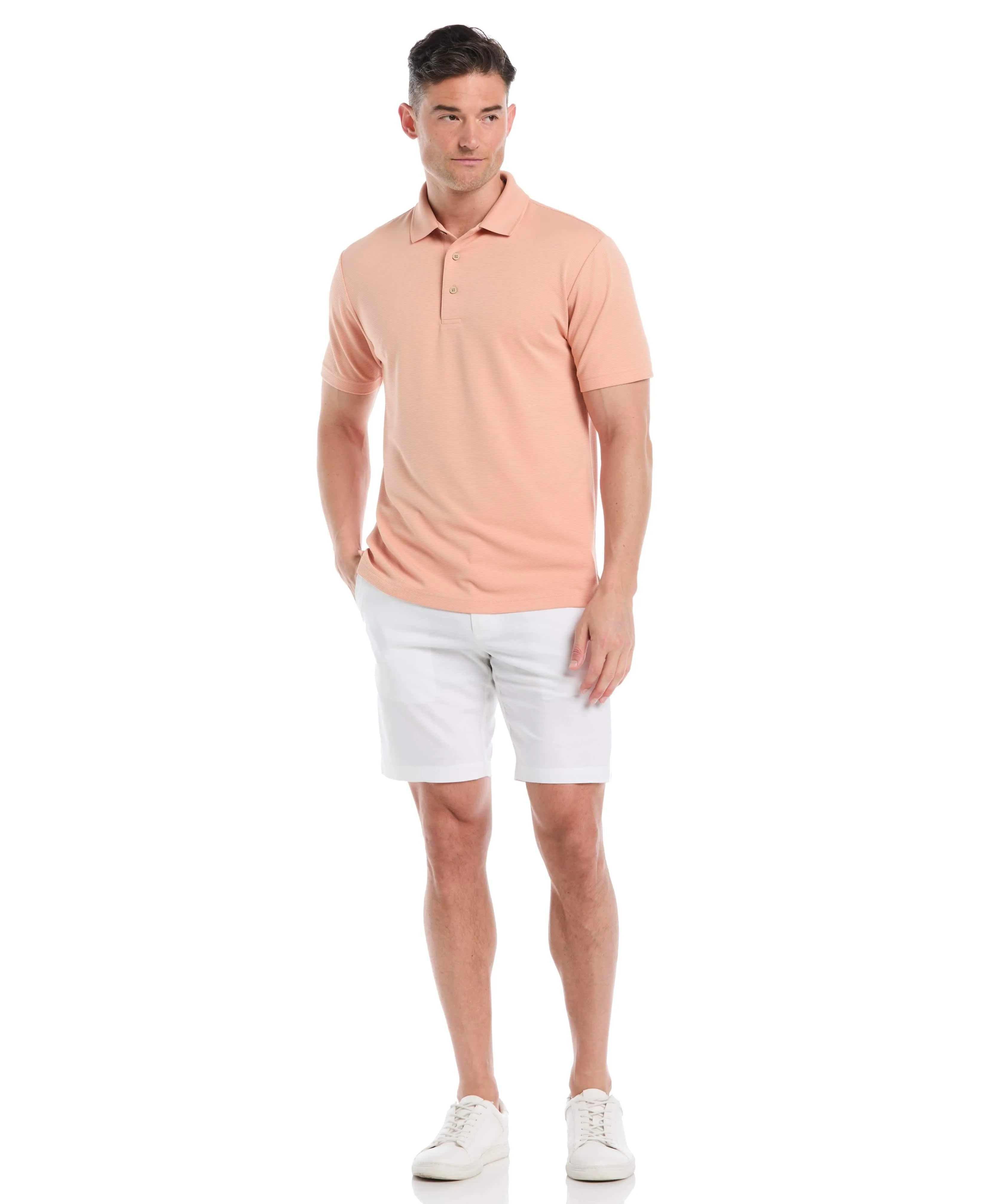 Solid Textured Polo sold by Cubavera product image thumbnail 4