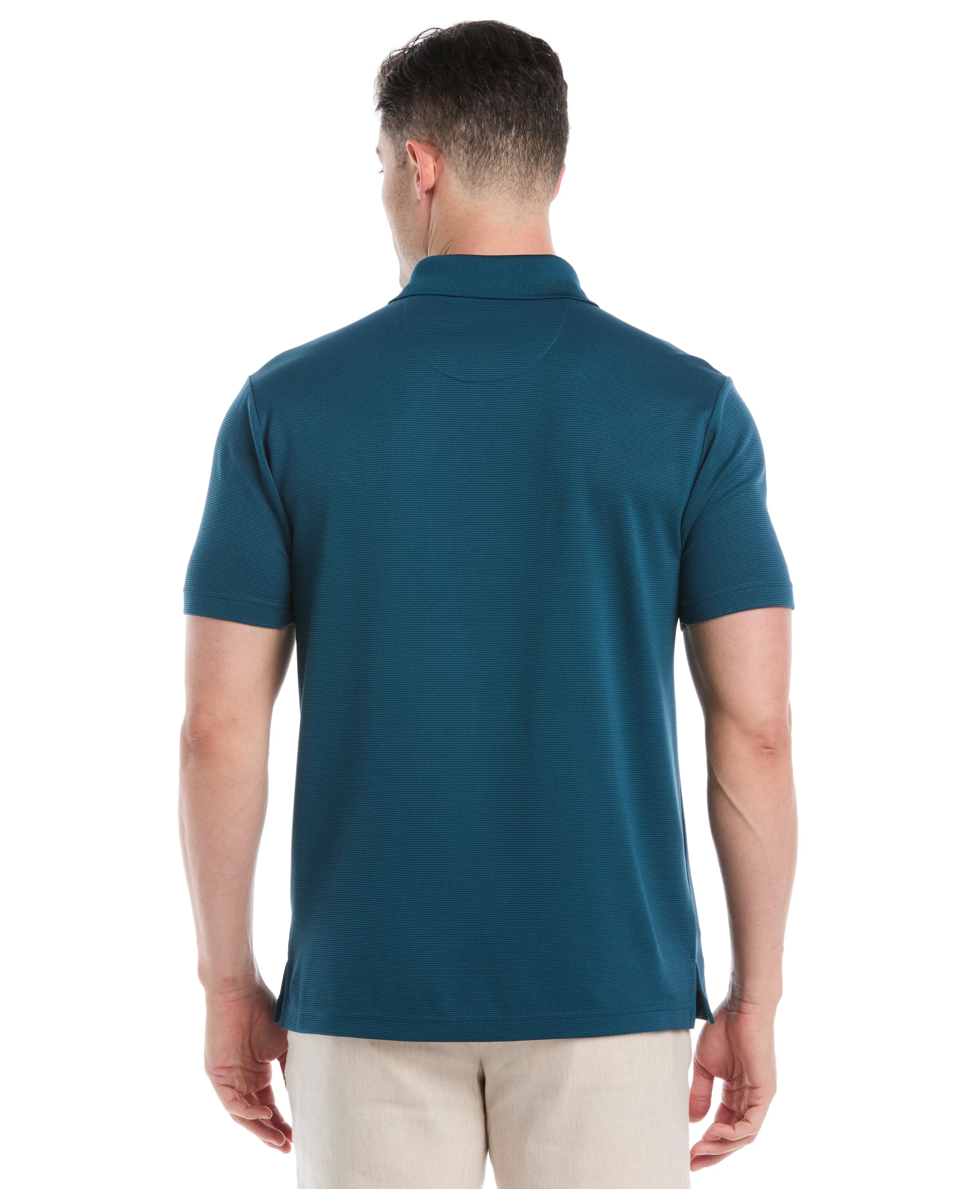 Solid Textured Polo sold by Cubavera product image thumbnail 2