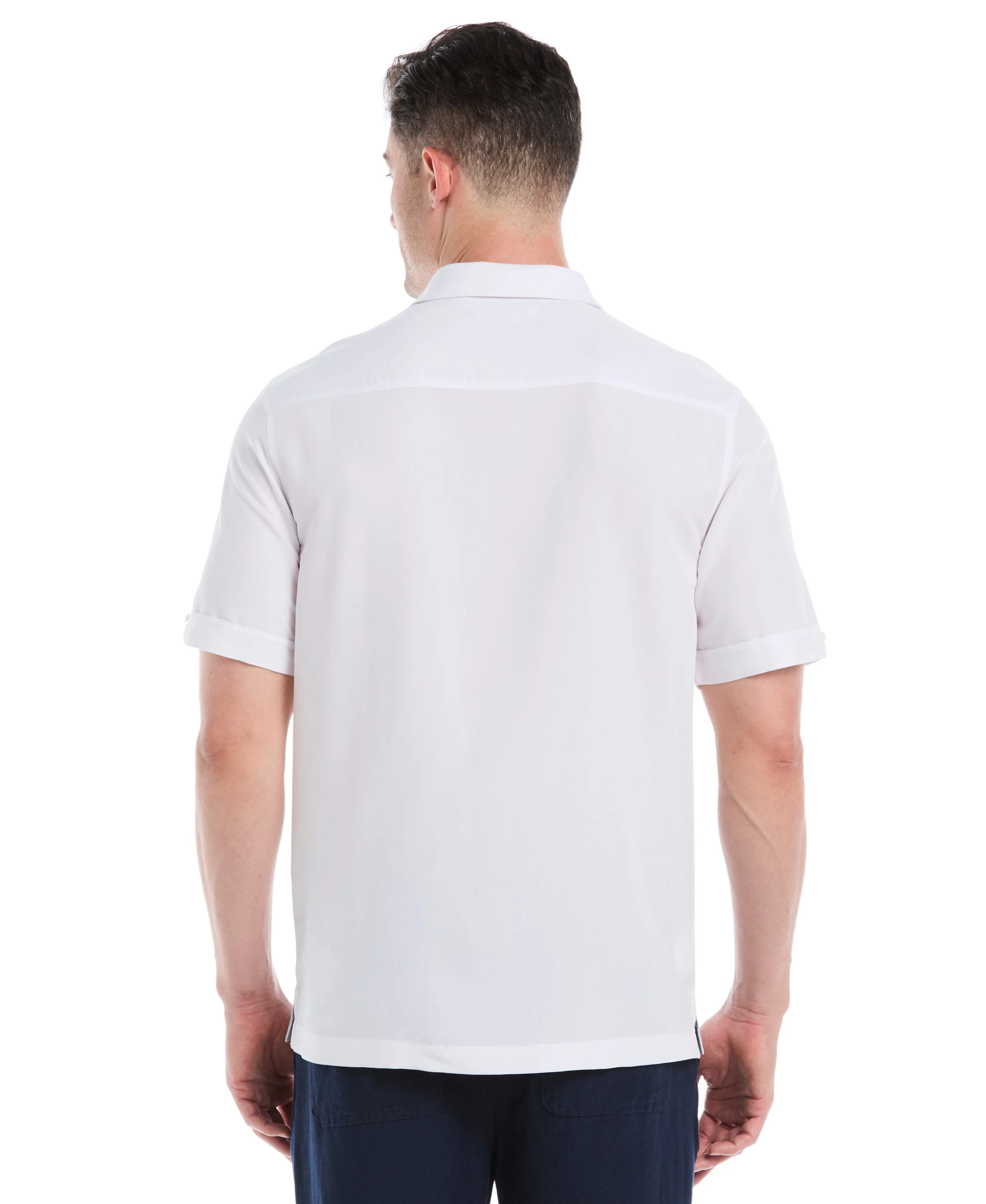 Embroidered Panel Shirt sold by Cubavera product image thumbnail 2