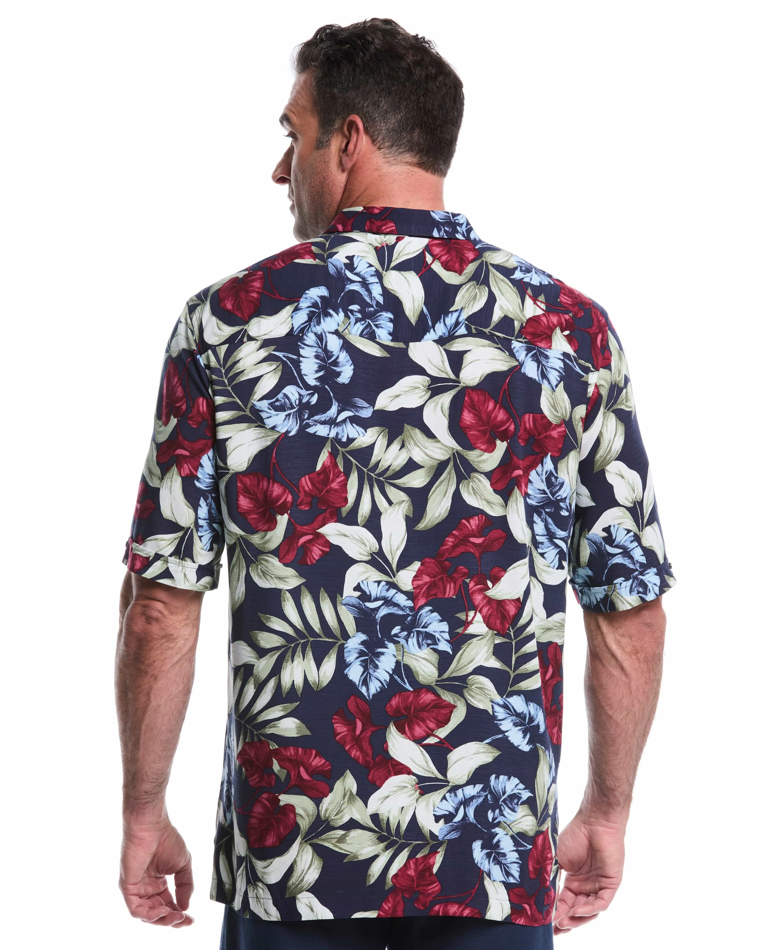 Big & Tall Floral Print Shirt sold by Cubavera product image thumbnail 3