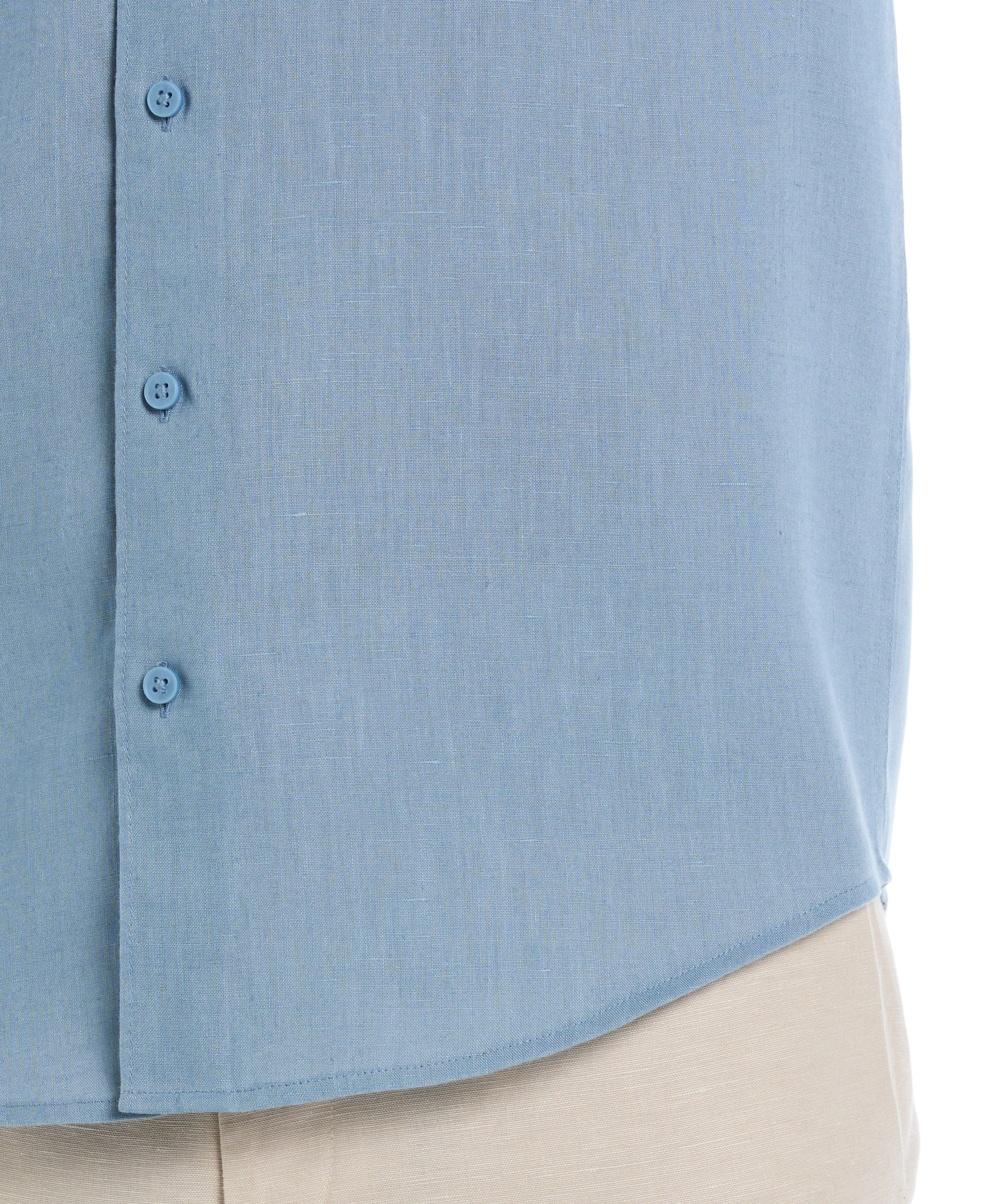 Travelselect™ Linen-Blend Rolled Sleeve Shirt sold by Cubavera product image thumbnail 3