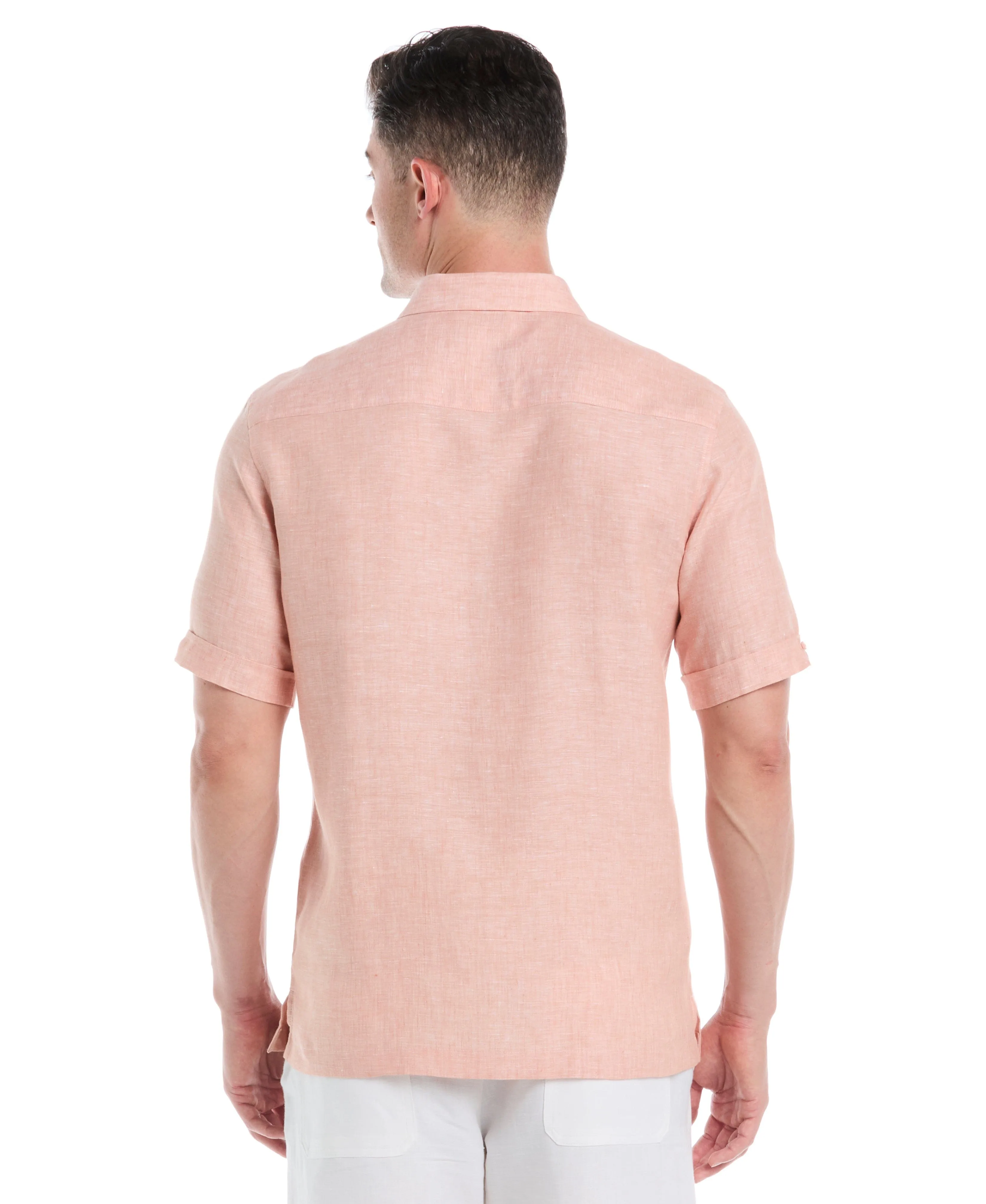Classic Two-Tone Linen Shirt sold by Cubavera product image thumbnail 2
