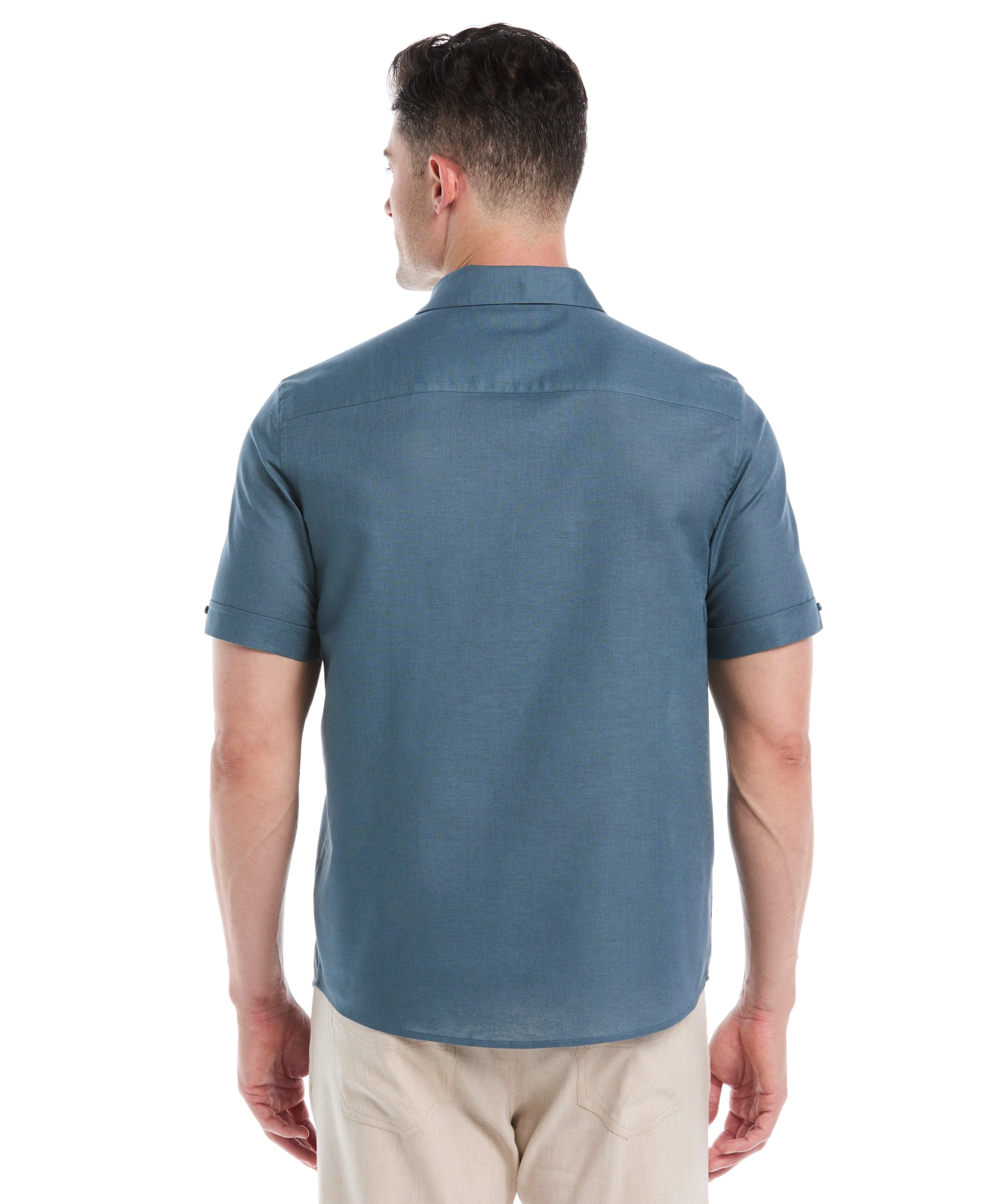 Floral Embroidered Shirt sold by Cubavera product image thumbnail 2