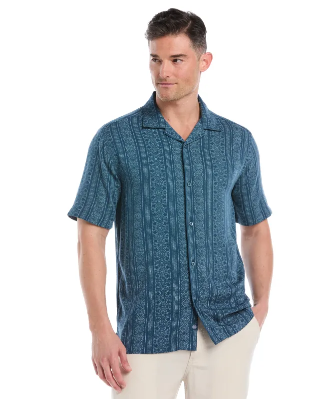Viscose Twill Print Shirt sold by Cubavera