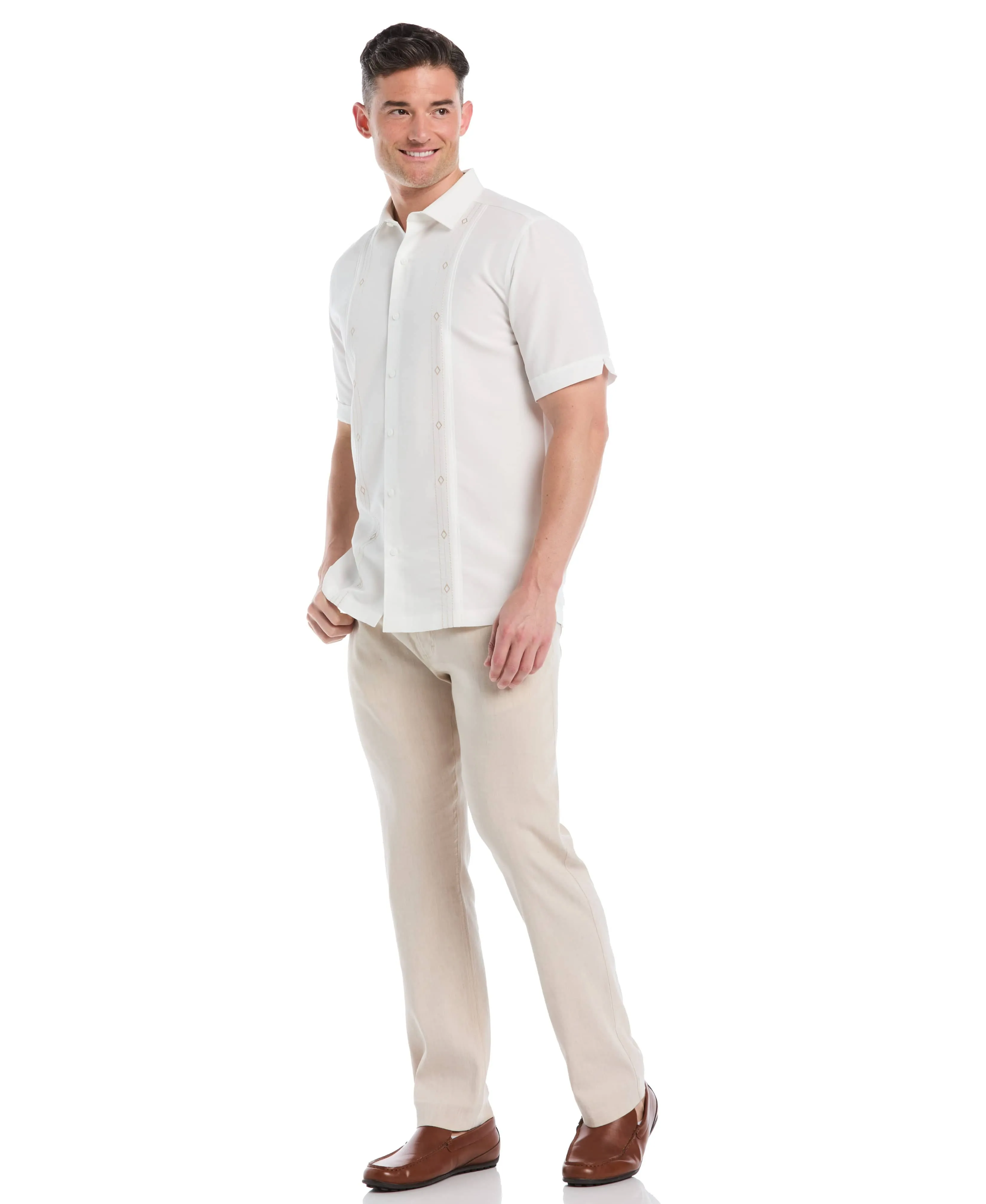 Embroidered Panel Shirt sold by Cubavera product image thumbnail 4