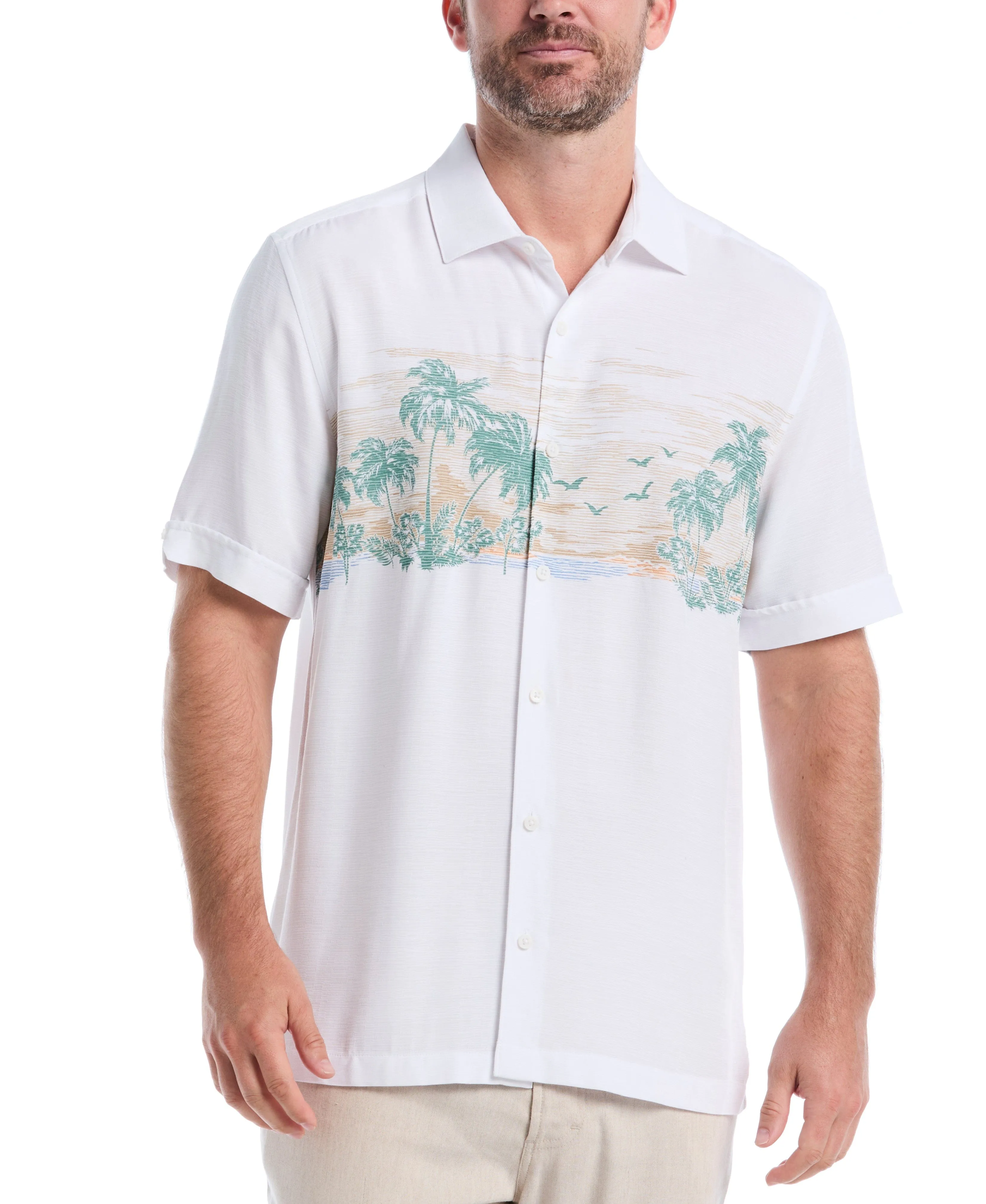 Scenic Print Shirt sold by Cubavera
