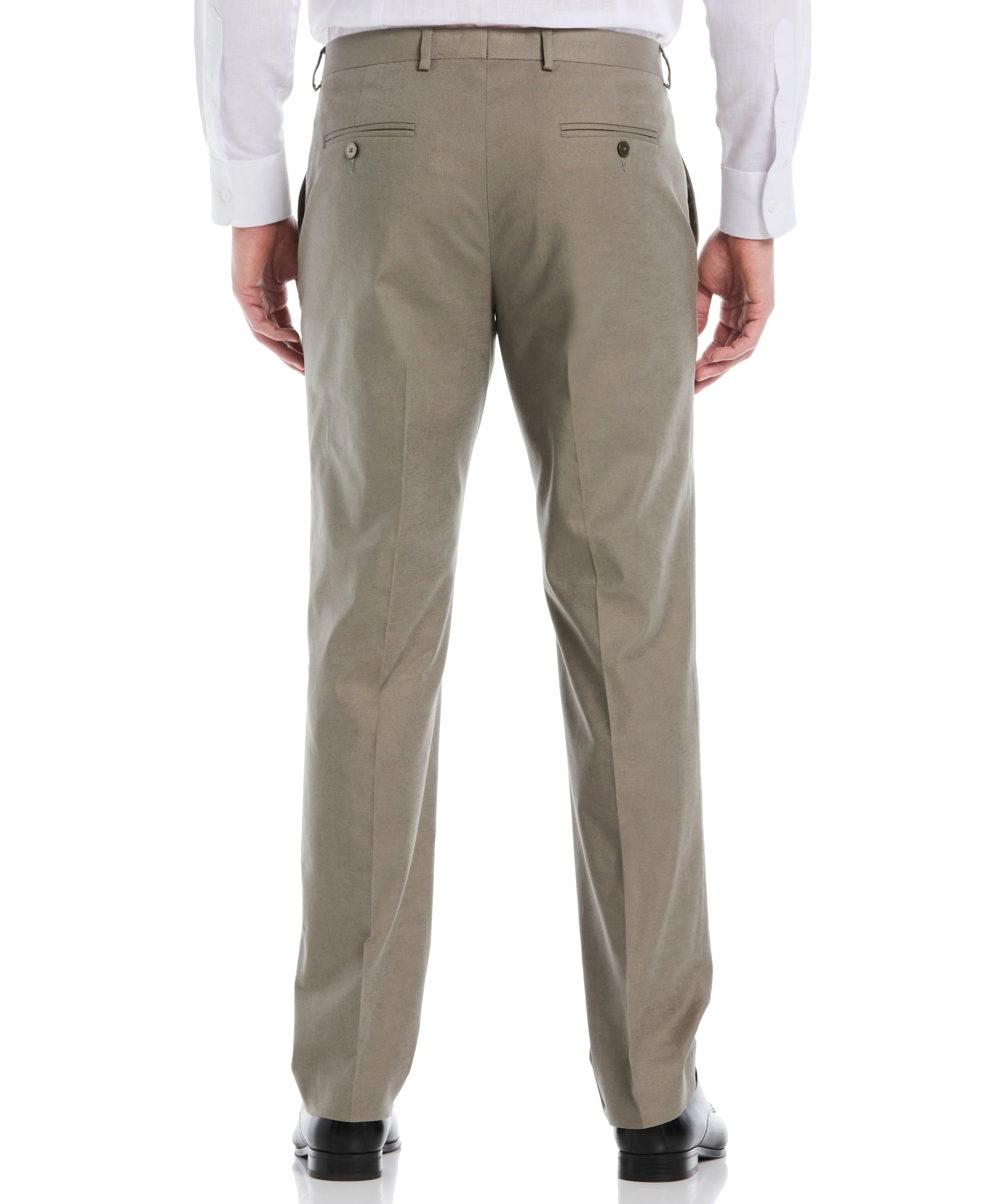 Linen Blend Flat Front Pant sold by Cubavera product image thumbnail 2