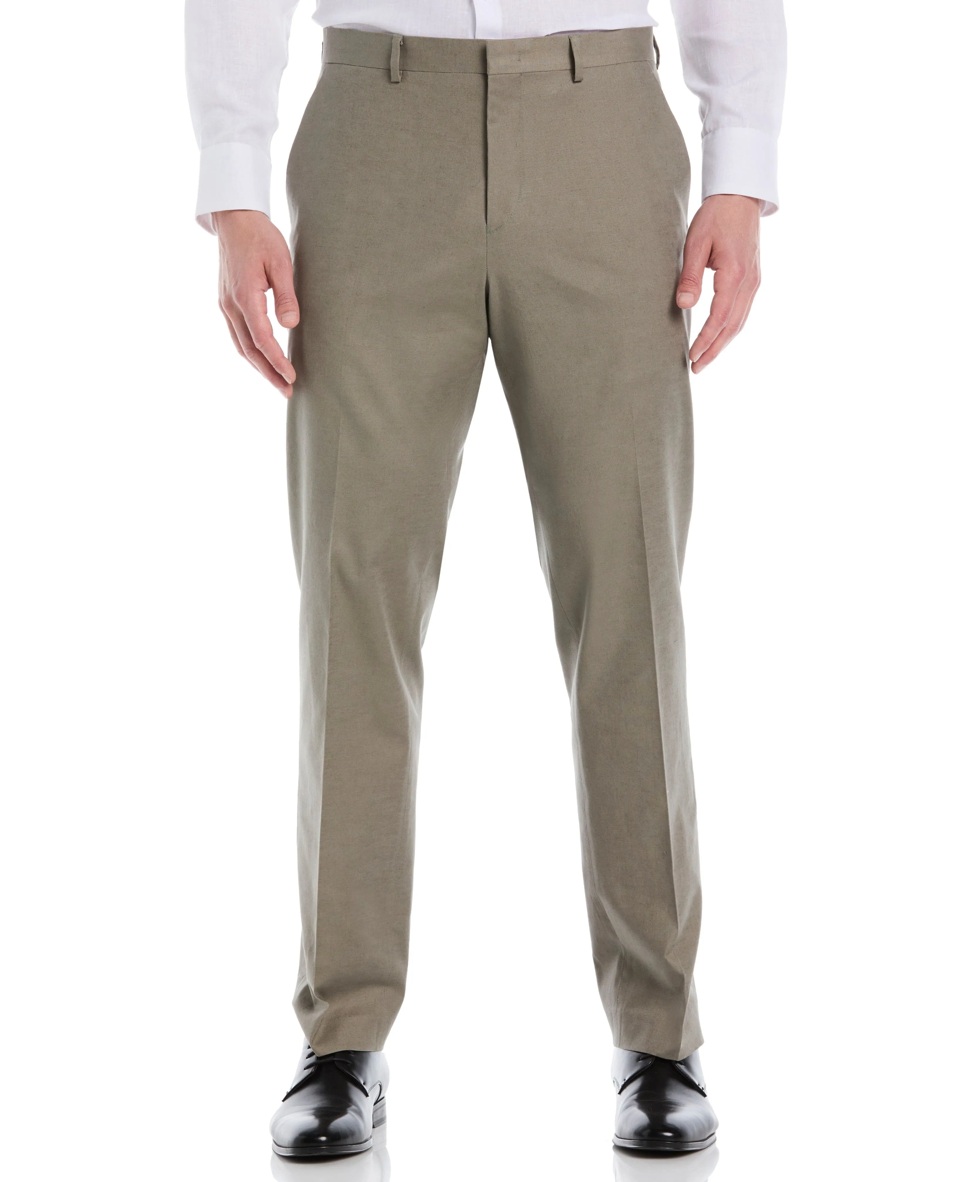 Linen Blend Flat Front Pant sold by Cubavera