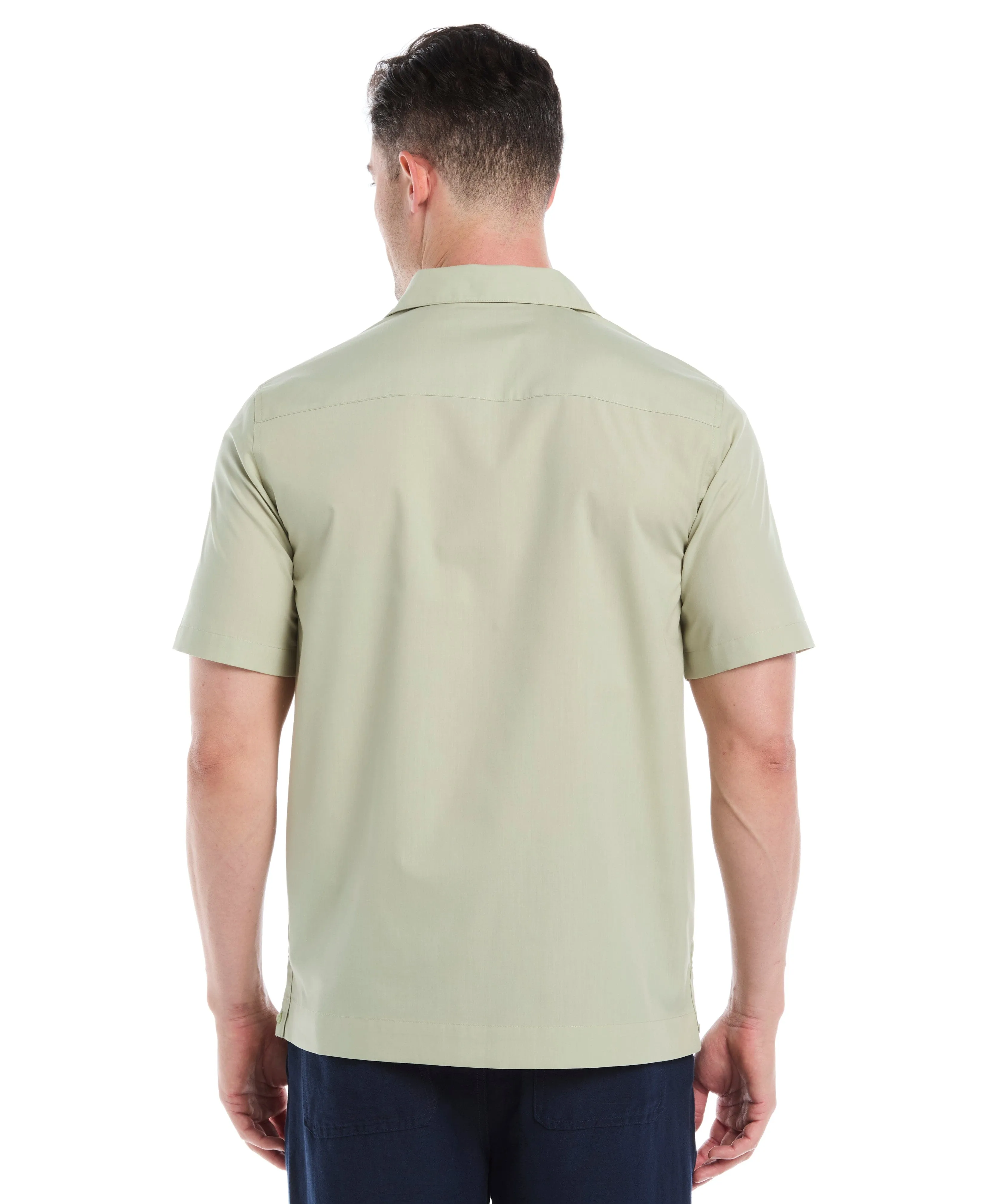 Big & Tall Authentic Embroidered Guayabera Shirt sold by Cubavera product image thumbnail 2