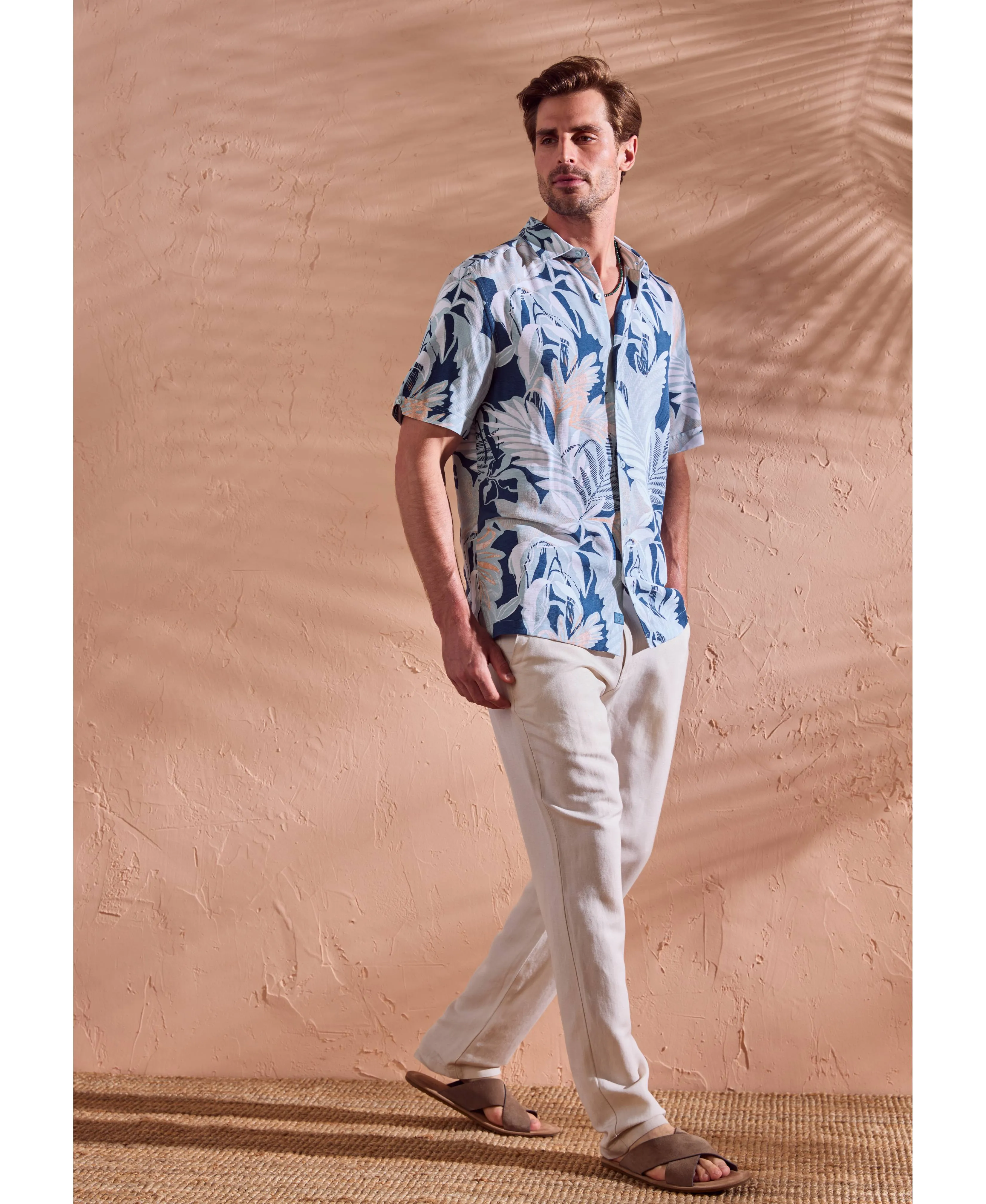 Tropical Print Shirt sold by Cubavera product image thumbnail 2