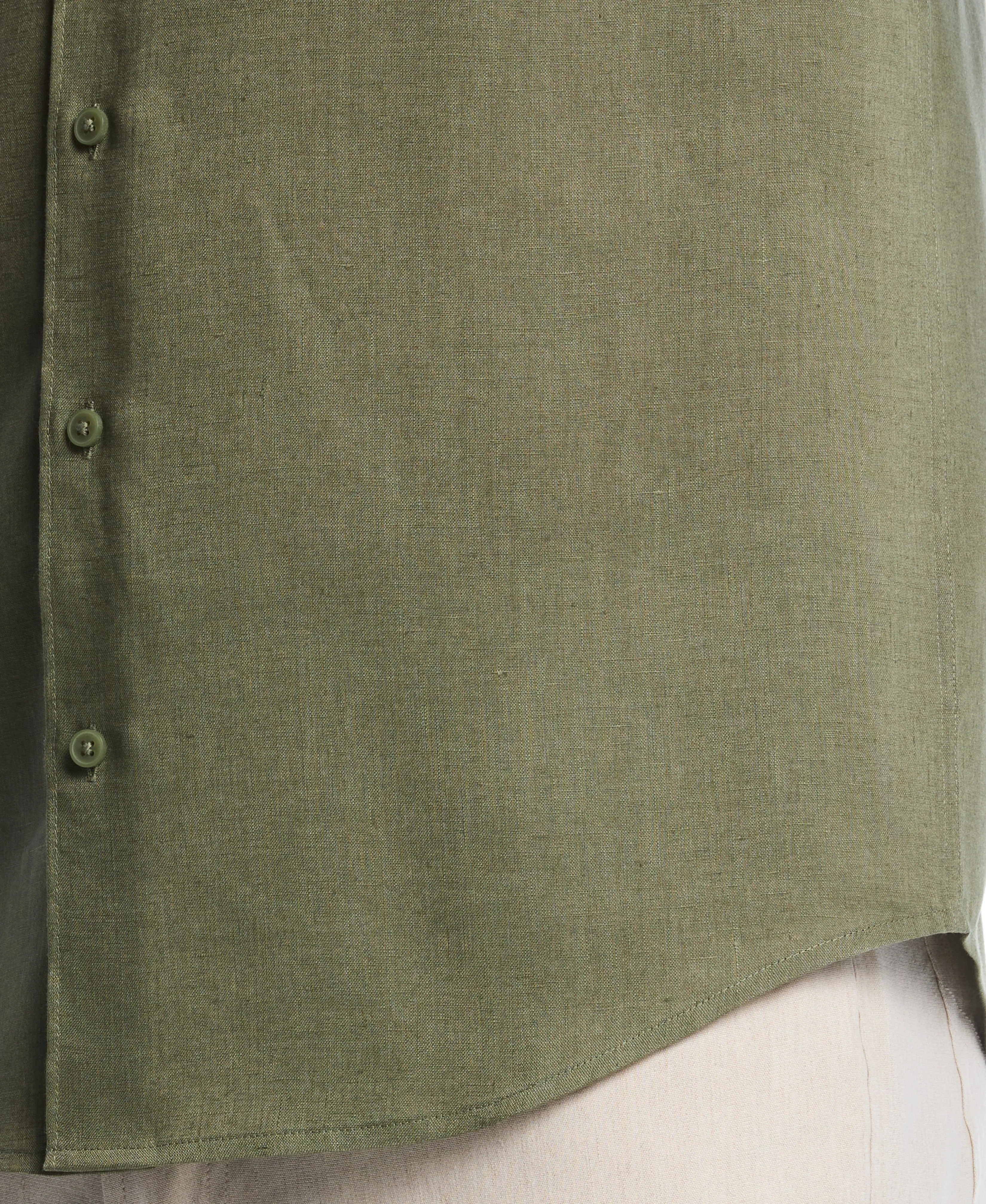 Travelselect™ Linen-Blend Rolled Sleeve Shirt sold by Cubavera product image thumbnail 3