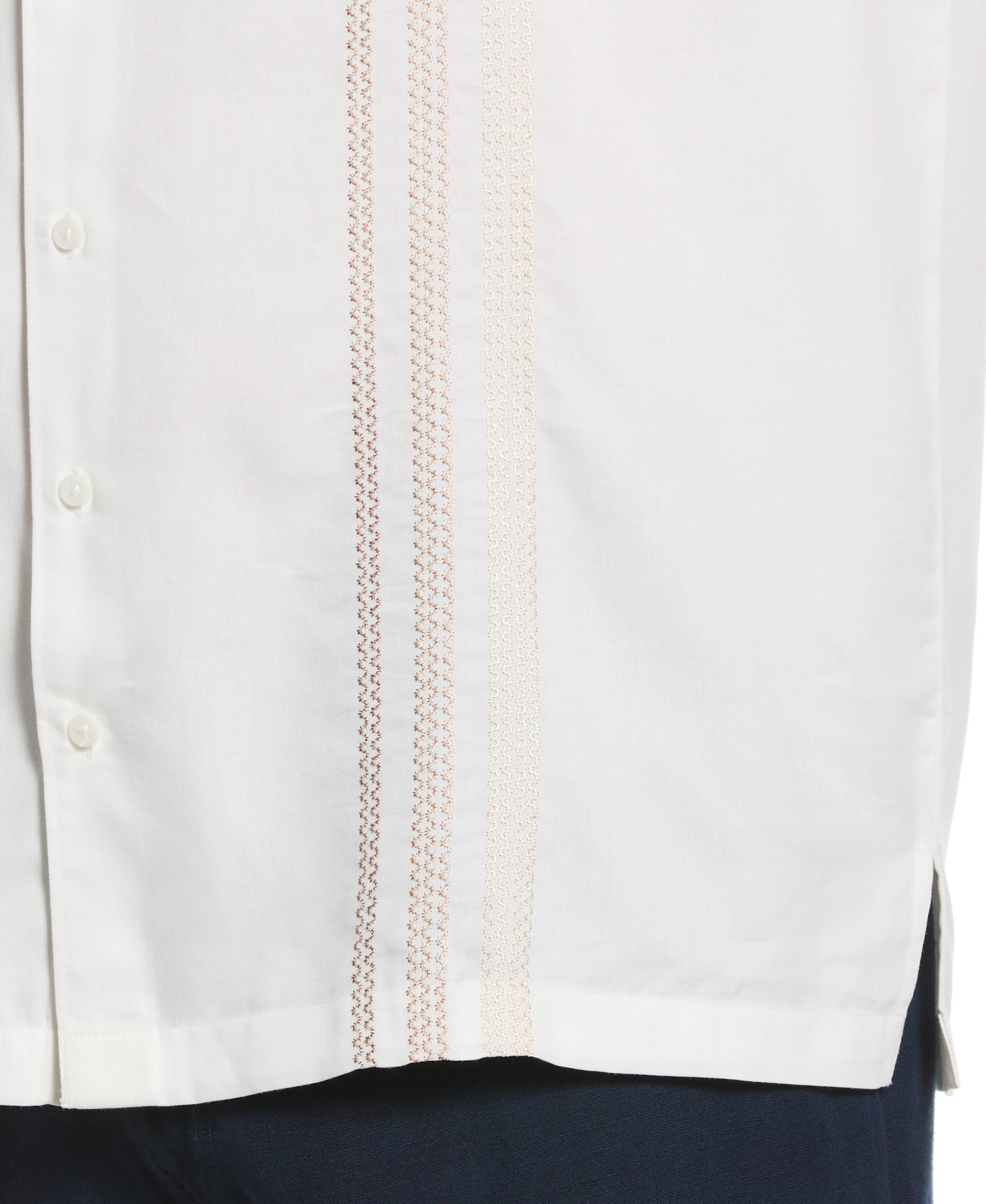 Big & Tall Ombre Embroidery Panel Shirt sold by Cubavera product image thumbnail 3