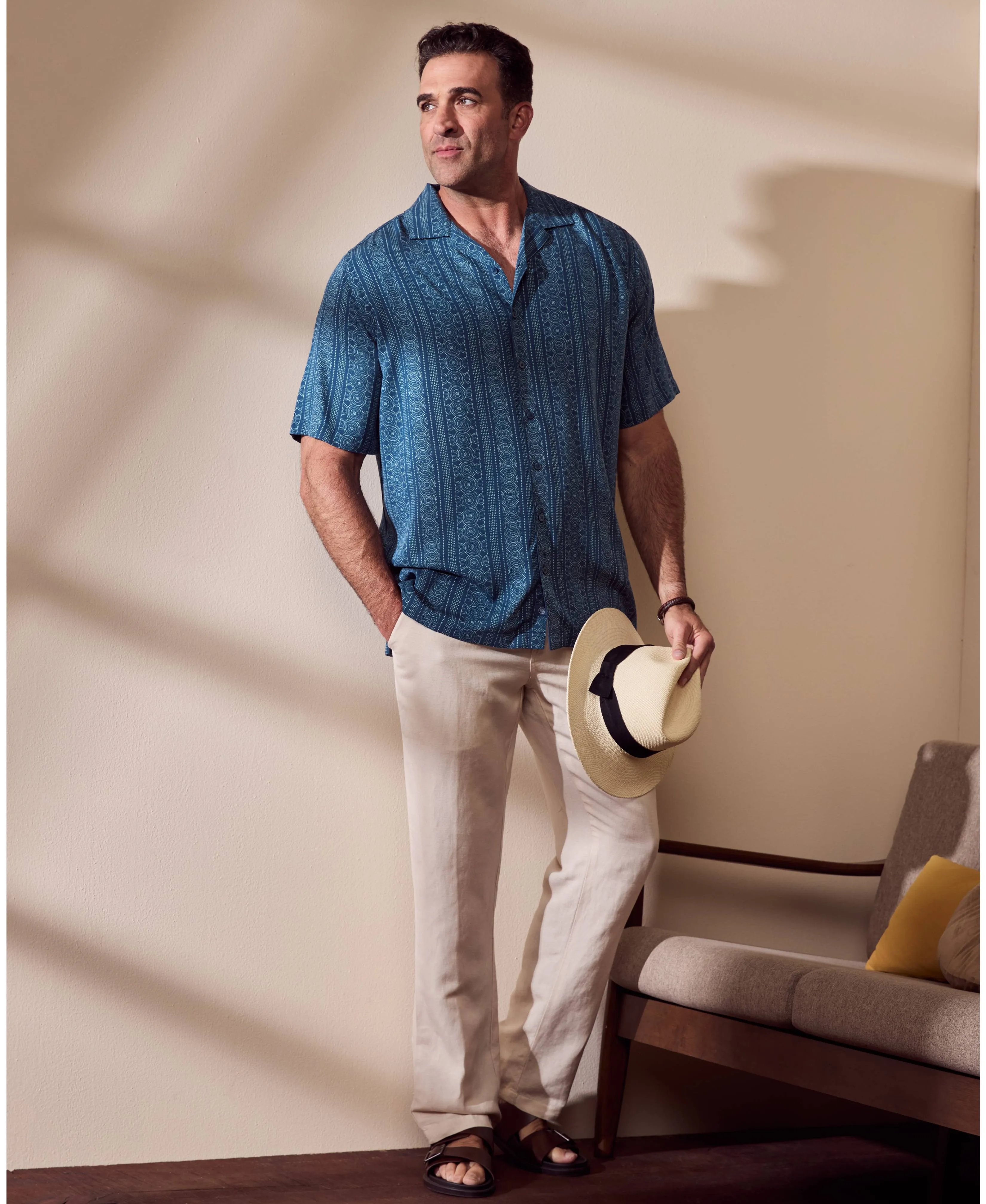 Big & Tall Viscose Twill Print Shirt sold by Cubavera product image thumbnail 2