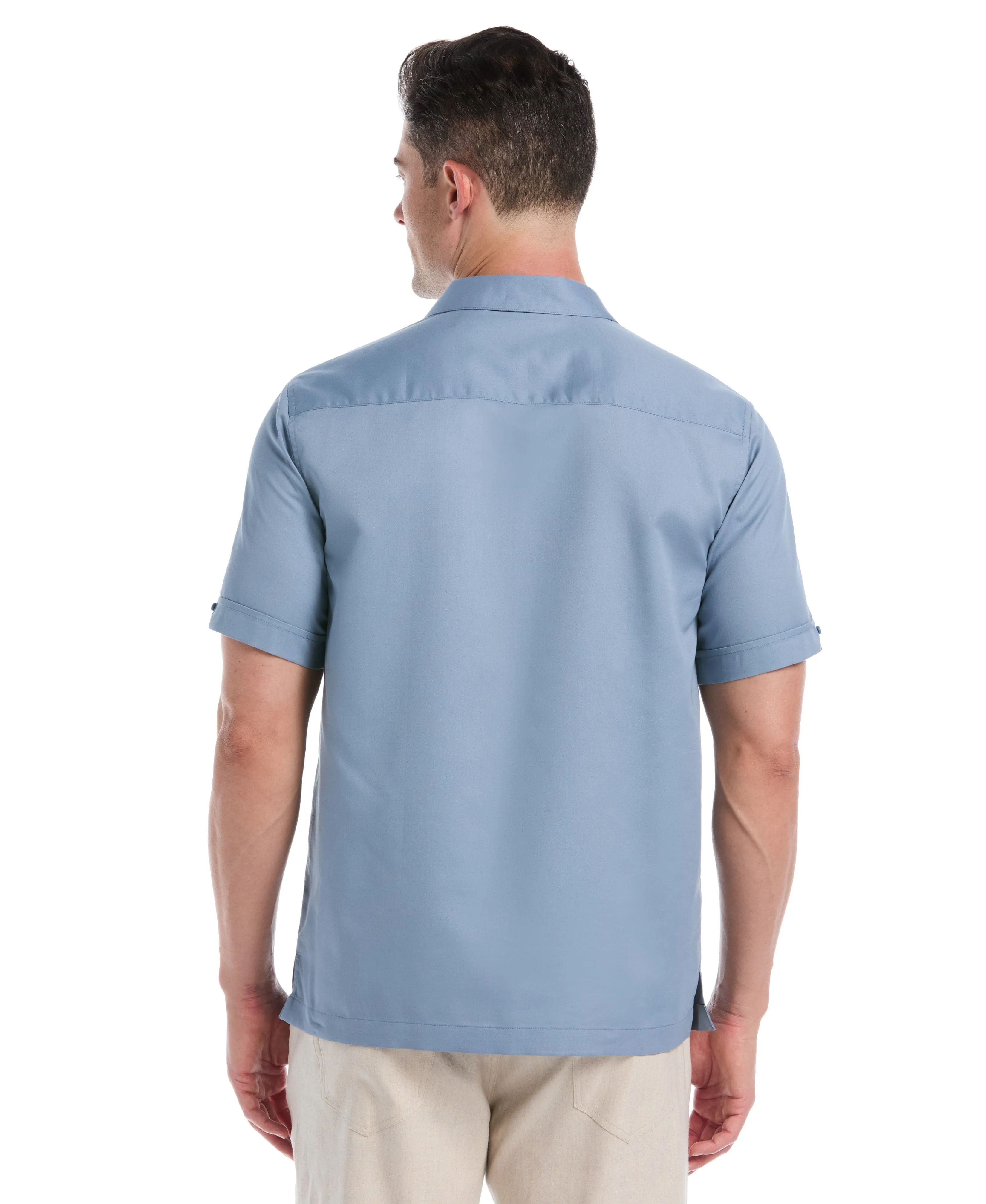 Ombre Embroidery Panel Shirt sold by Cubavera product image thumbnail 2