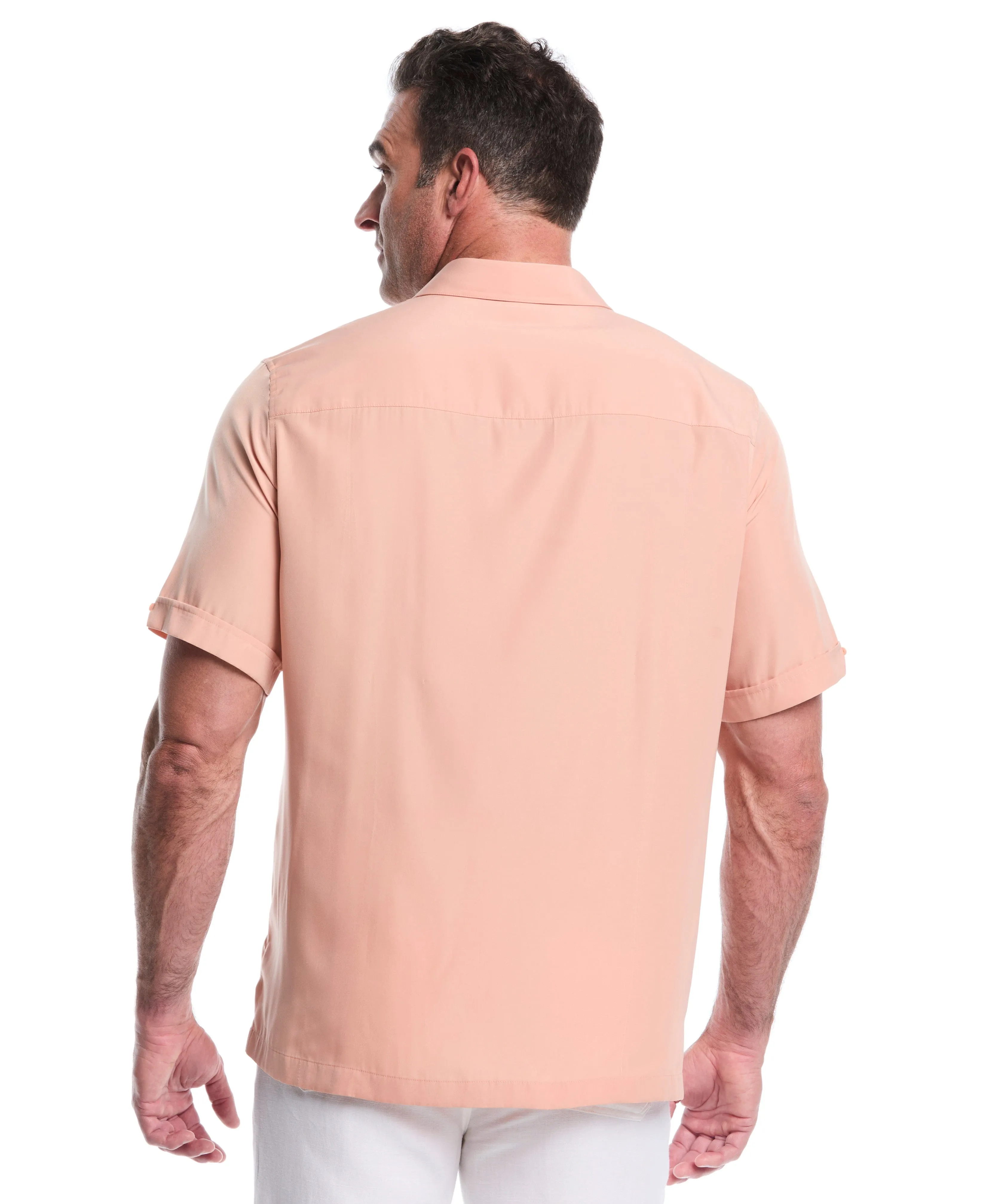 Big & Tall Panel Shirt - Contrast Stitching sold by Cubavera product image thumbnail 5