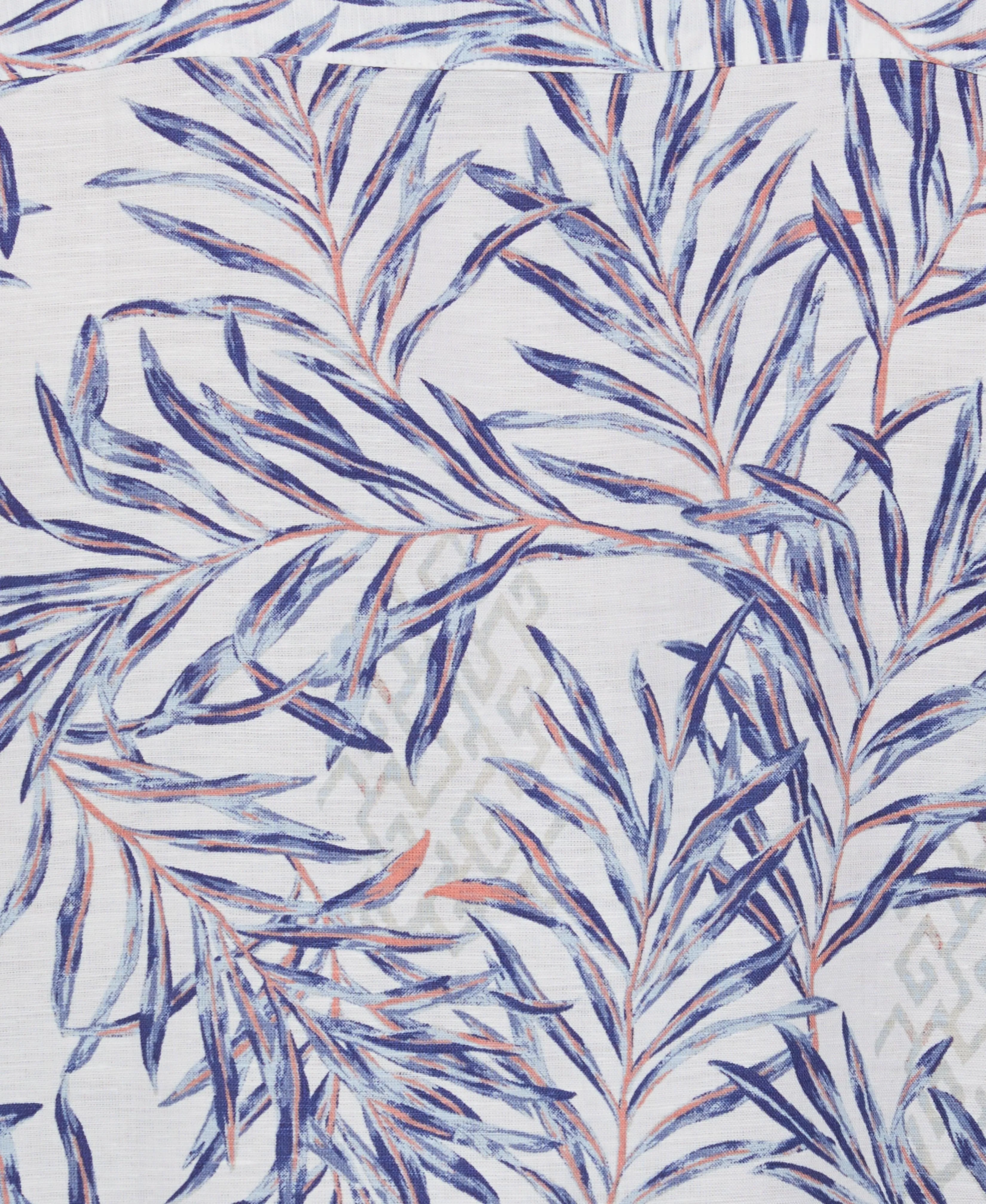 Linen Blend Geo Leaf Print Shirt sold by Cubavera product image thumbnail 5