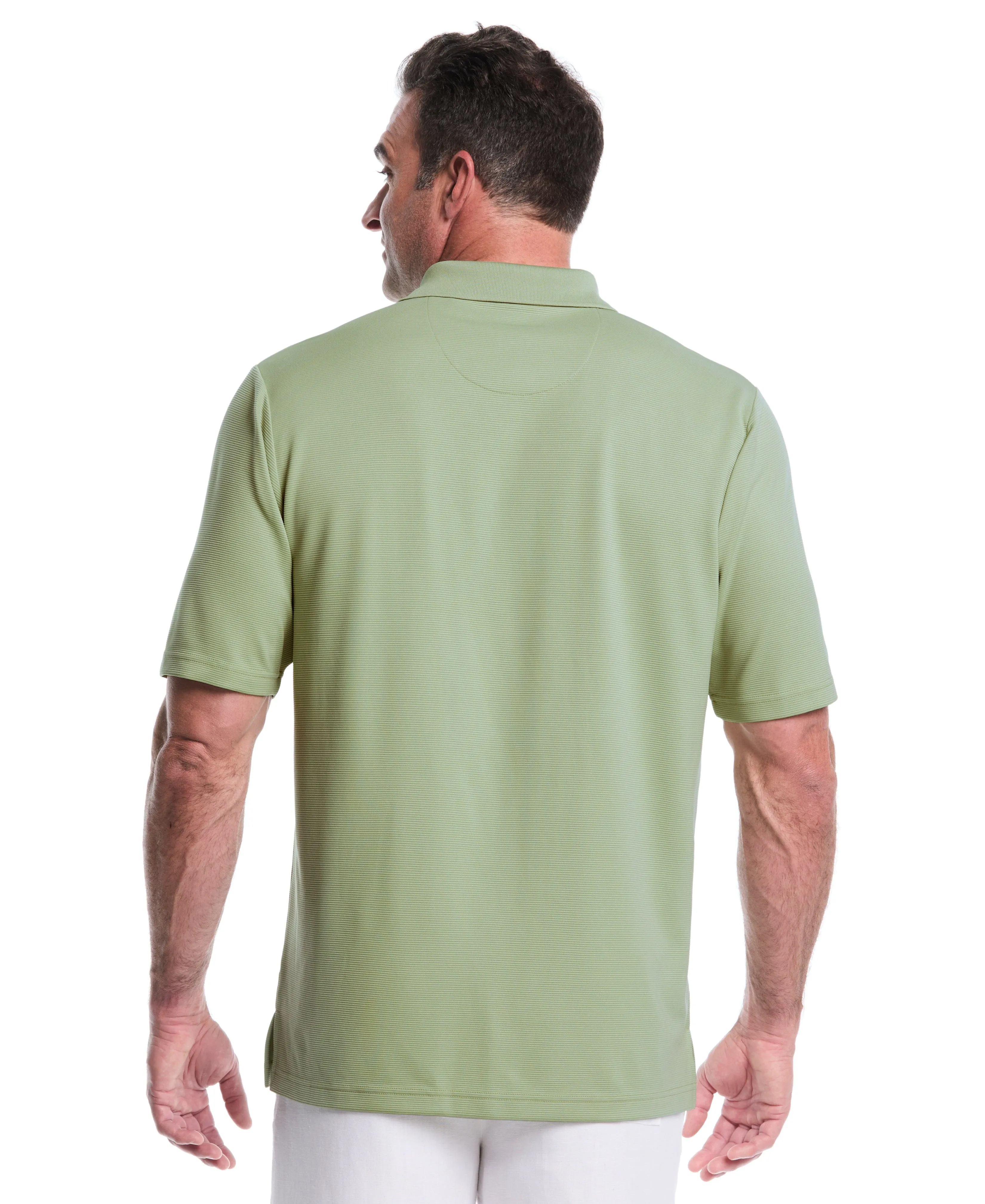 Big & Tall Solid Textured Polo sold by Cubavera product image thumbnail 2