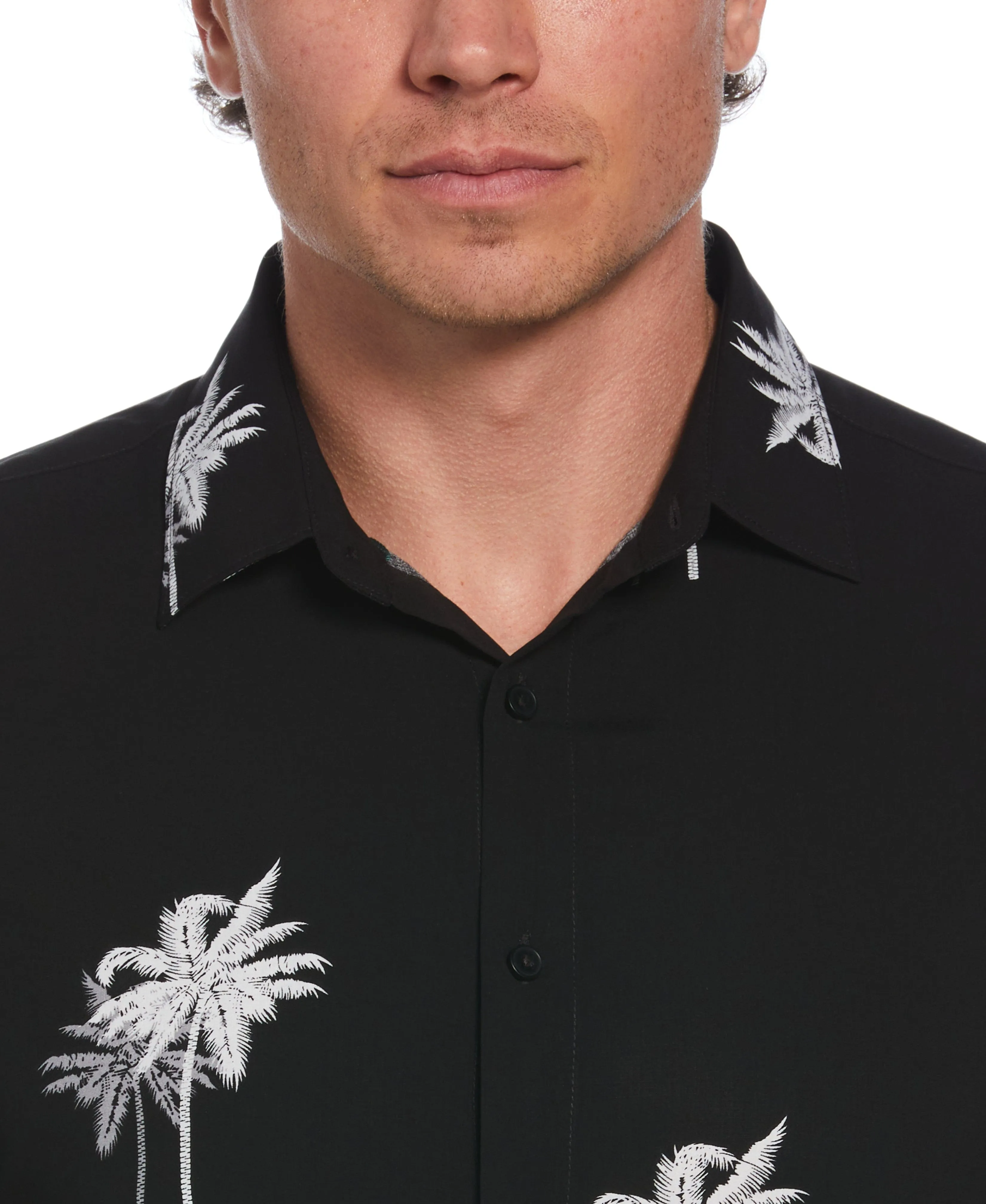 Palms Print Shirt sold by Cubavera product image thumbnail 4