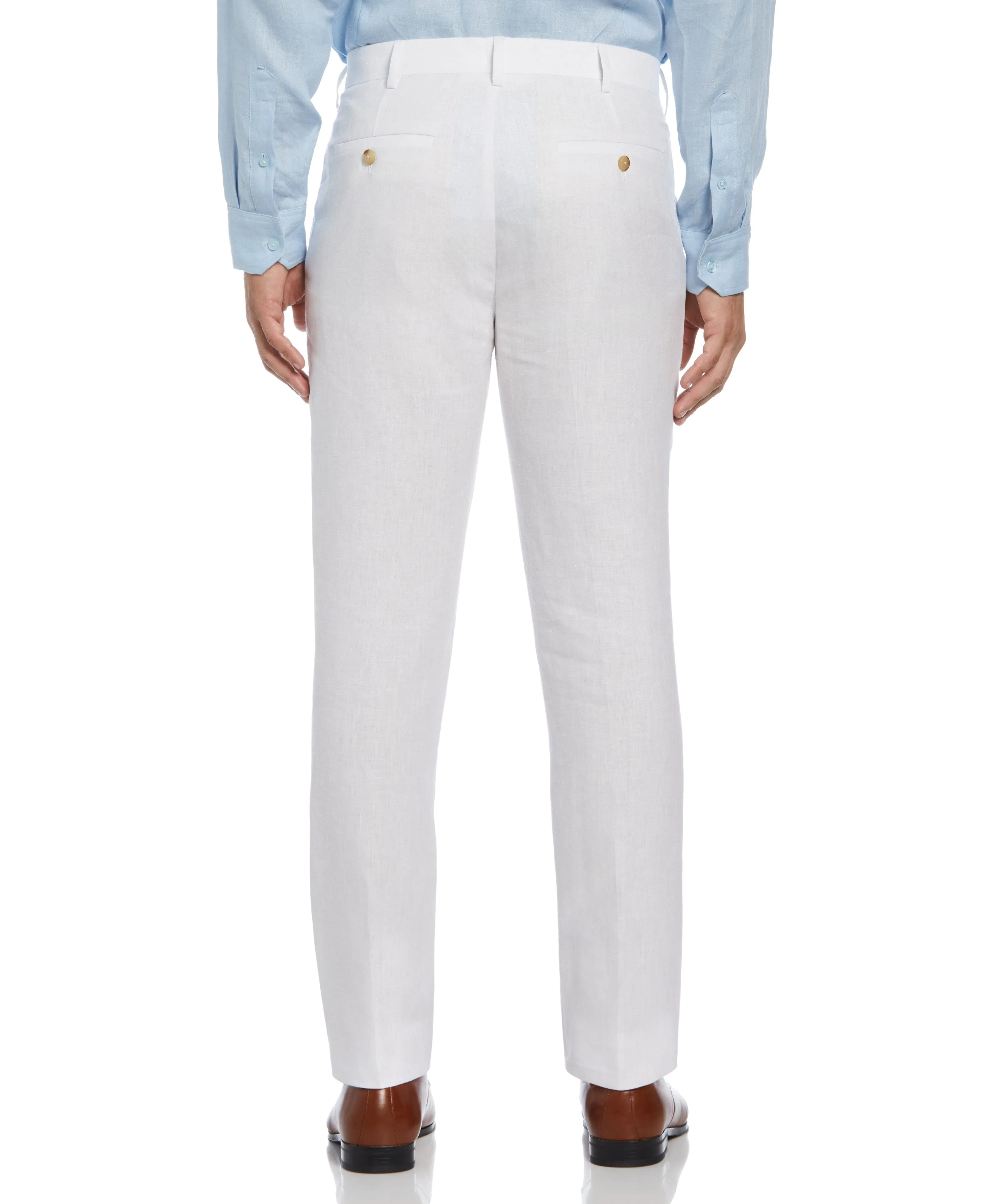 Delave Linen Flat Front Pant sold by Cubavera product image thumbnail 5