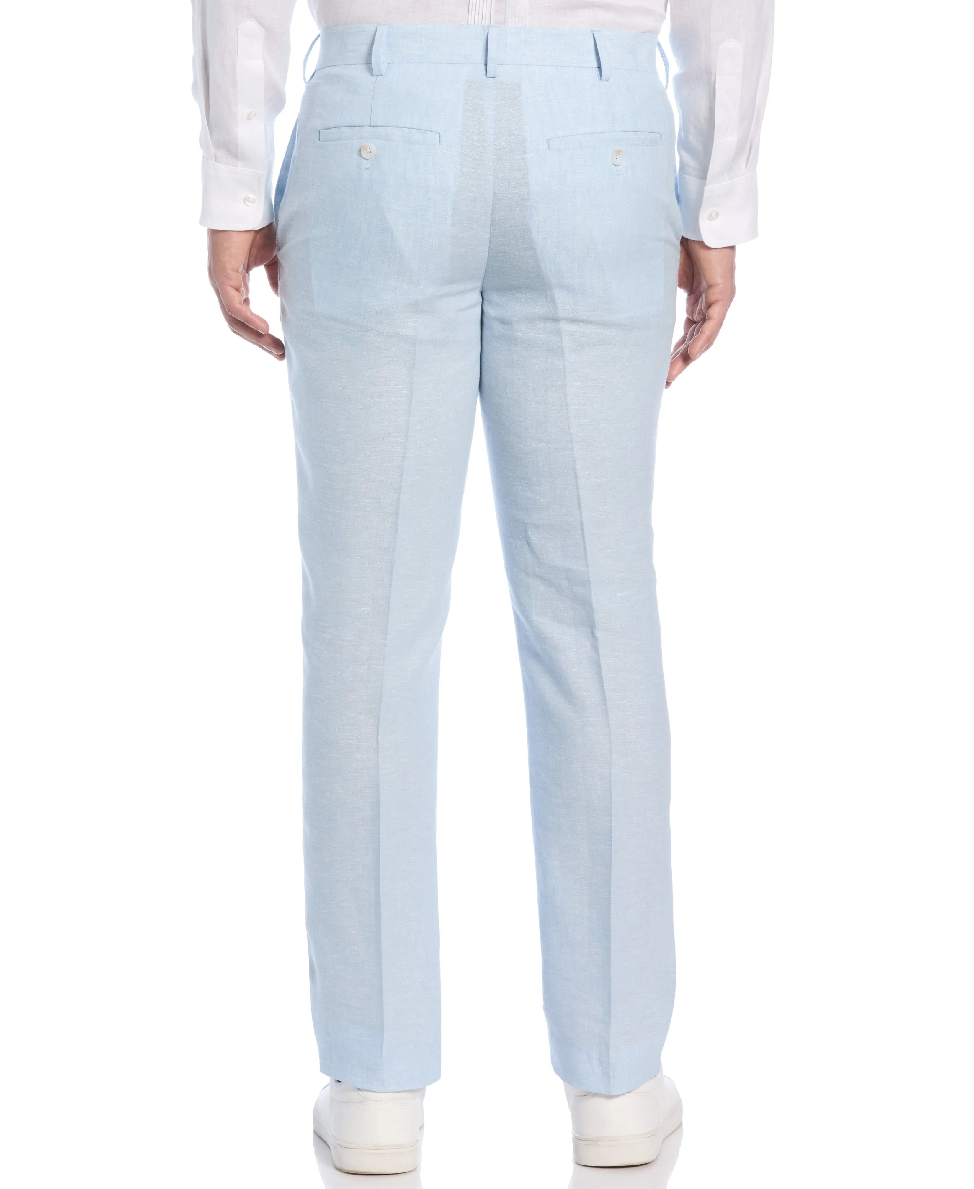 Delave Linen Flat Front Pant sold by Cubavera product image thumbnail 2