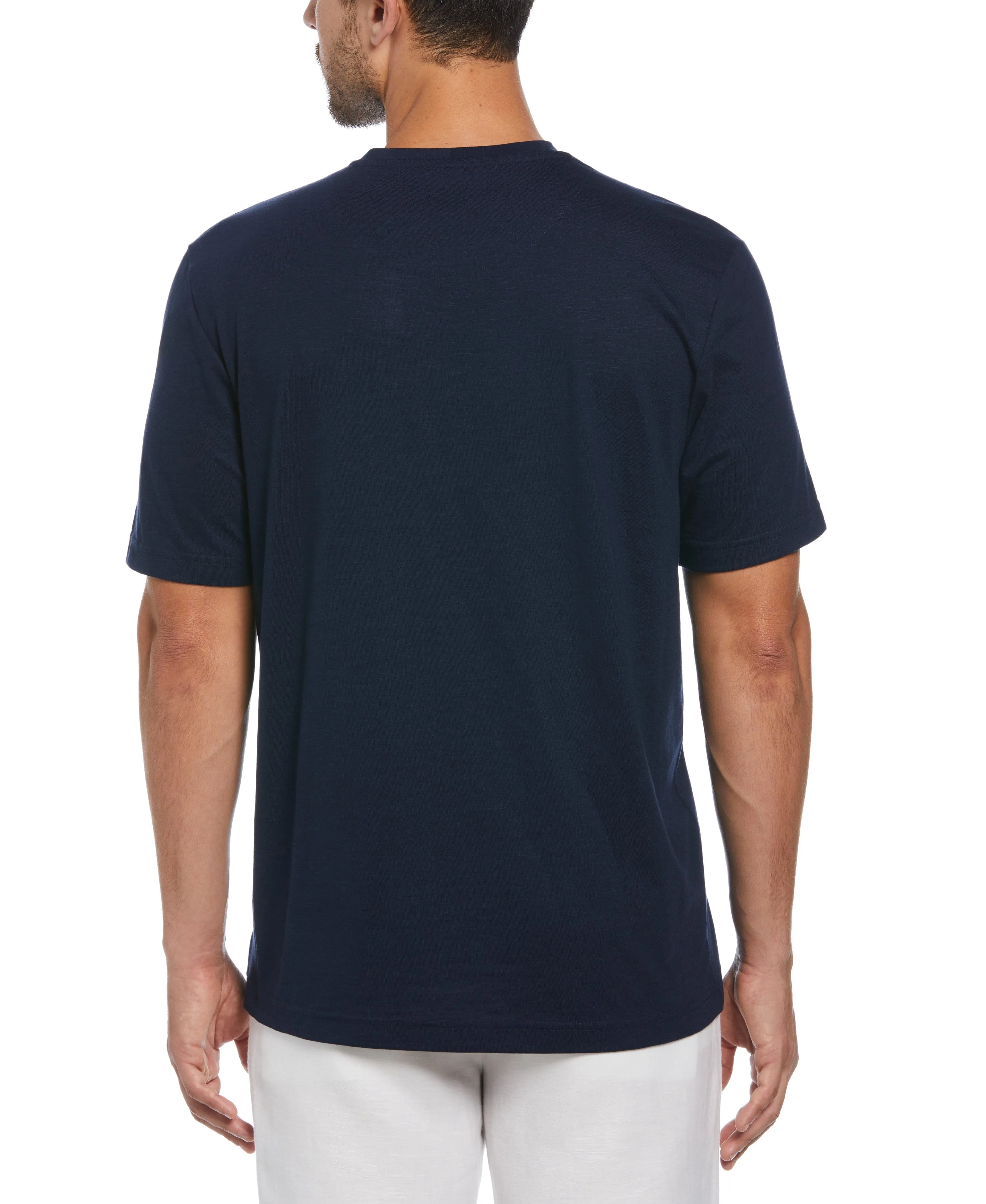 Slub V-Neck Tee sold by Cubavera product image thumbnail 2