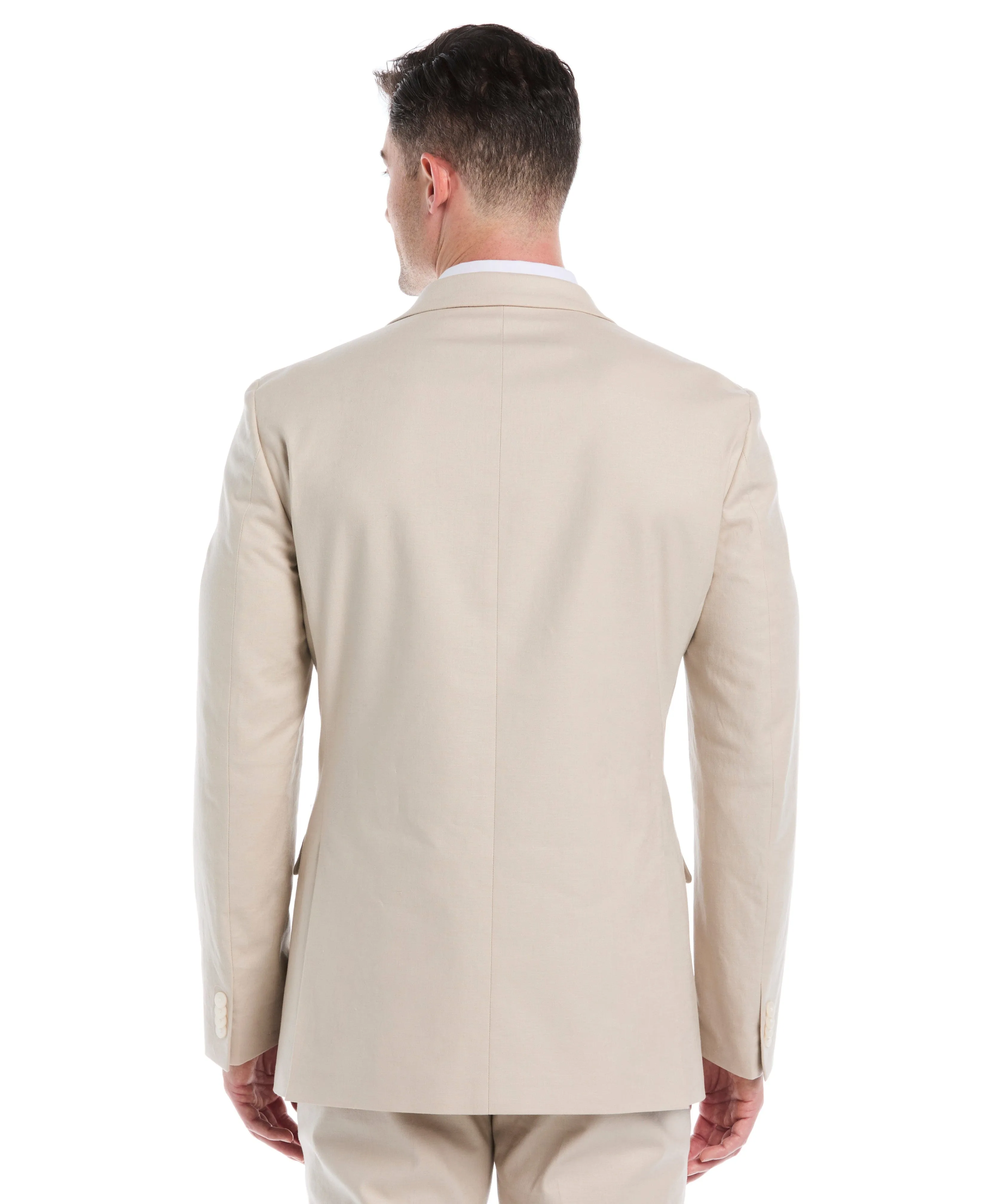 Linen Blend Suit Jacket sold by Cubavera product image thumbnail 2