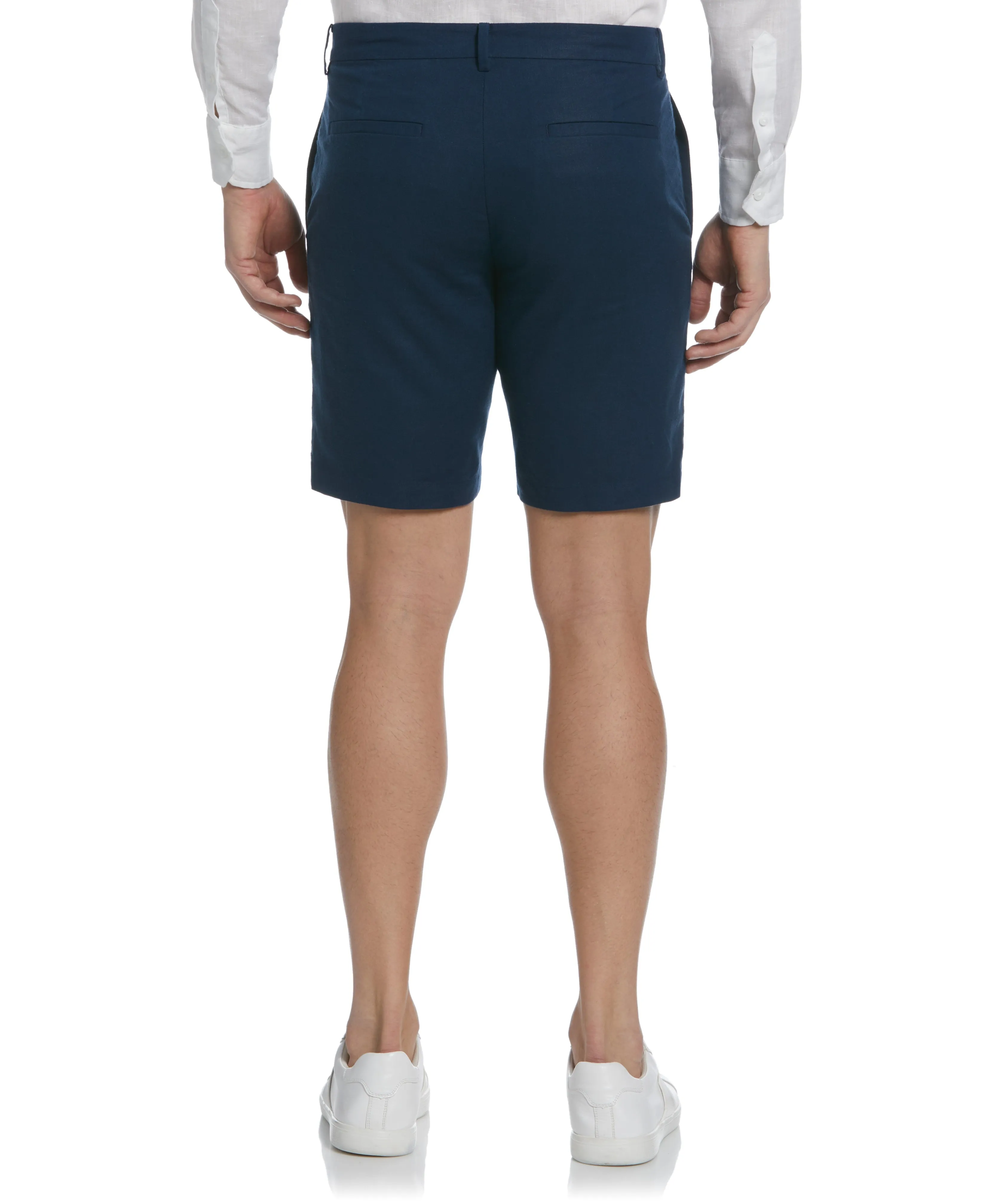 Linen-Blend Flat Front Short sold by Cubavera product image thumbnail 4