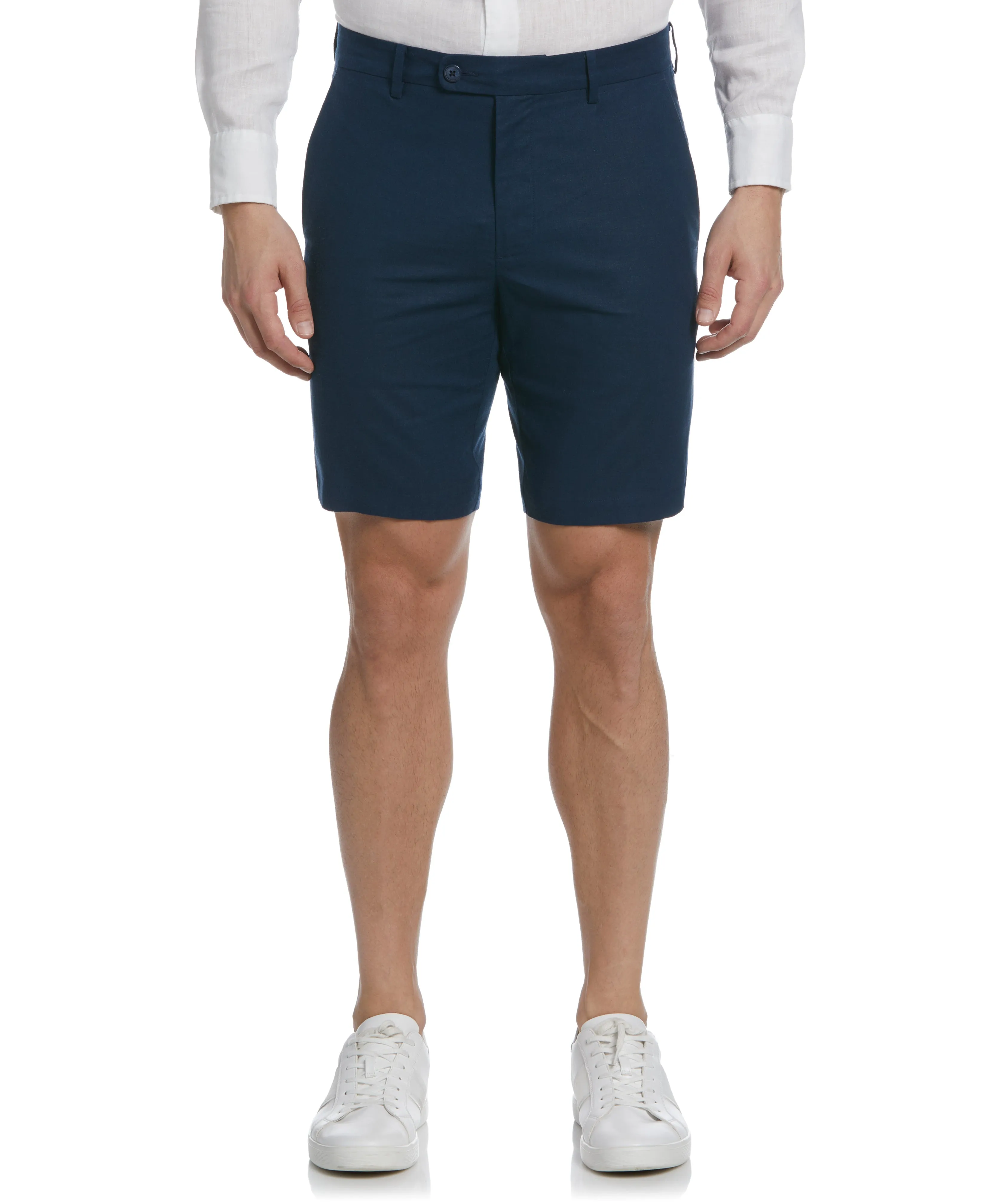 Linen-Blend Flat Front Short sold by Cubavera product image thumbnail 3