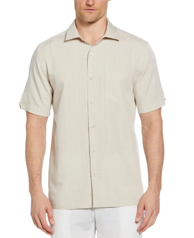 Textured One Pocket Shirt sold by Cubavera