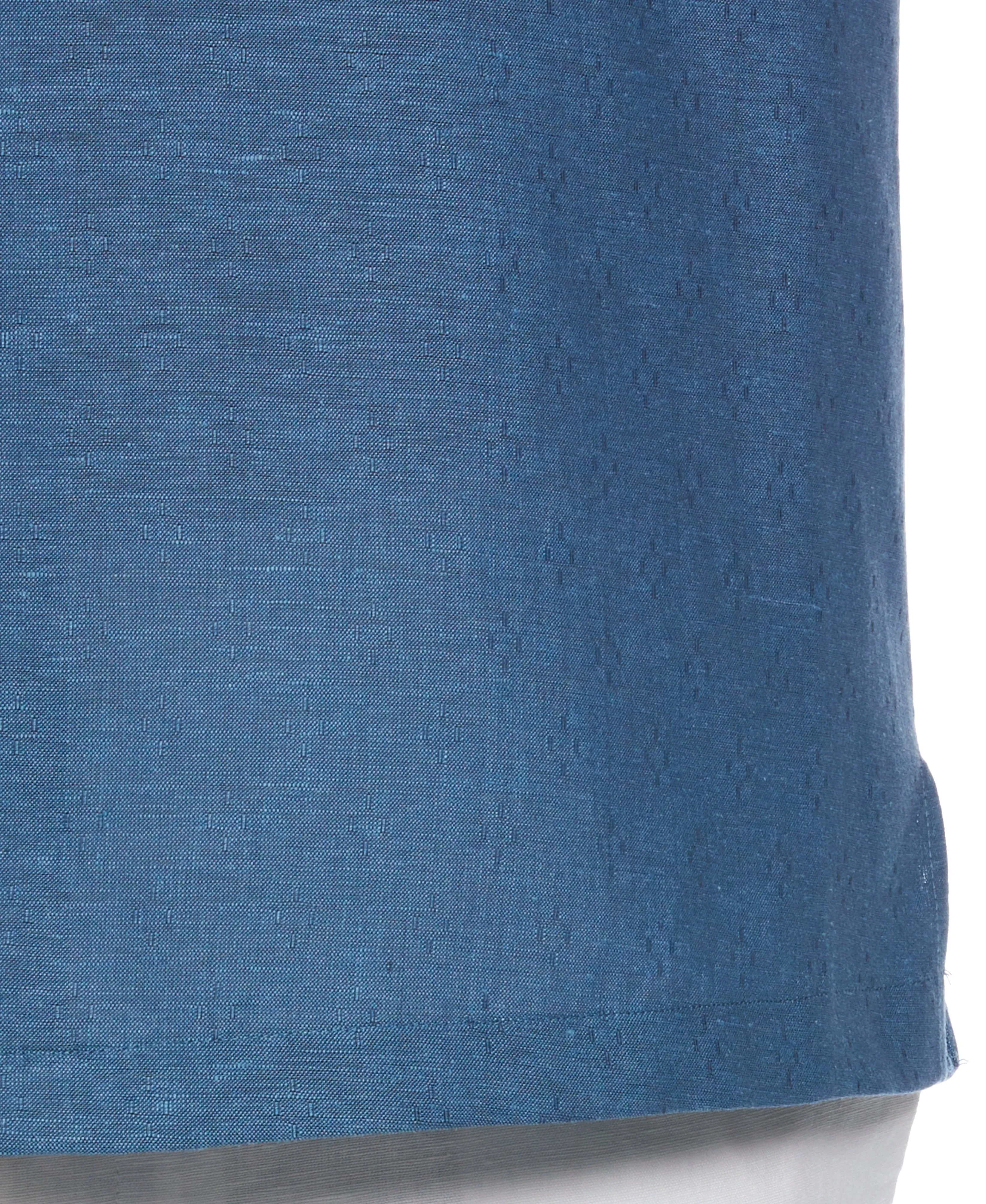 Big & Tall Linen Blend Dobby Camp Collar Shirt sold by Cubavera product image thumbnail 3