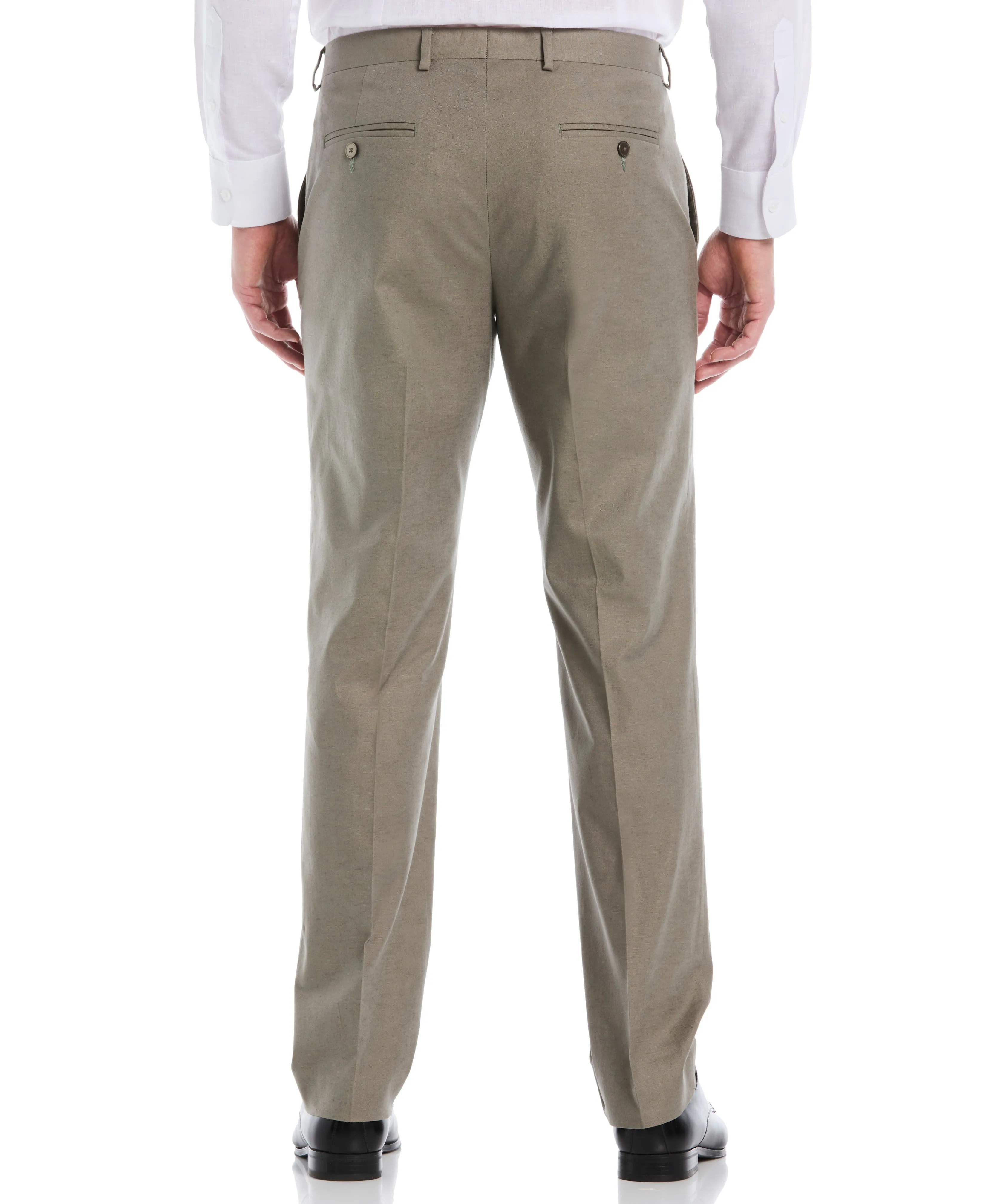 Linen Blend Flat Front Pant sold by Cubavera product image thumbnail 2