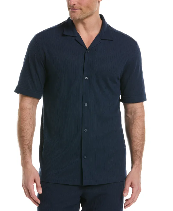 Textured Knit Shirt sold by Cubavera