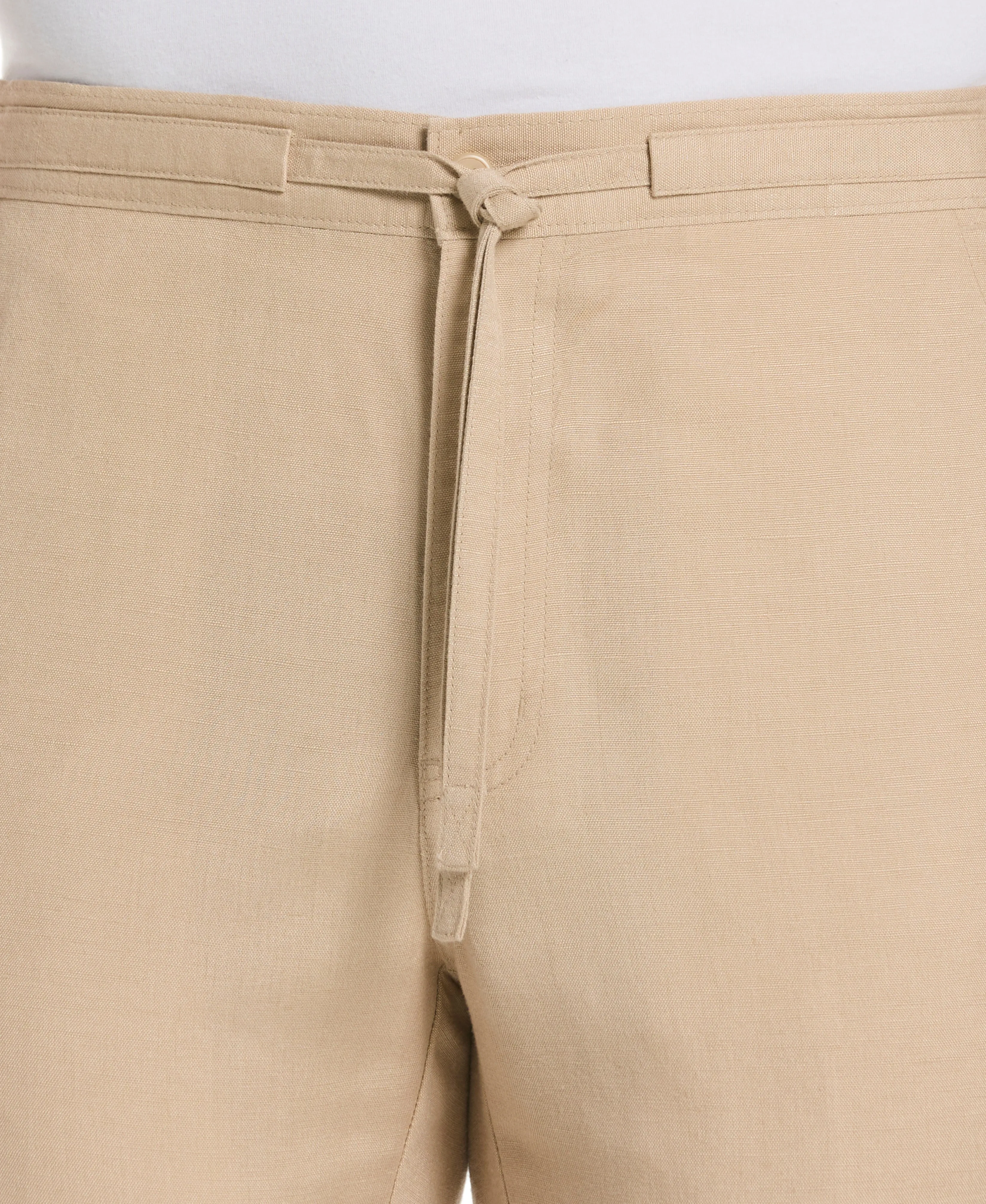 Linen-Blend Core Drawstring Pants sold by Cubavera product image thumbnail 3